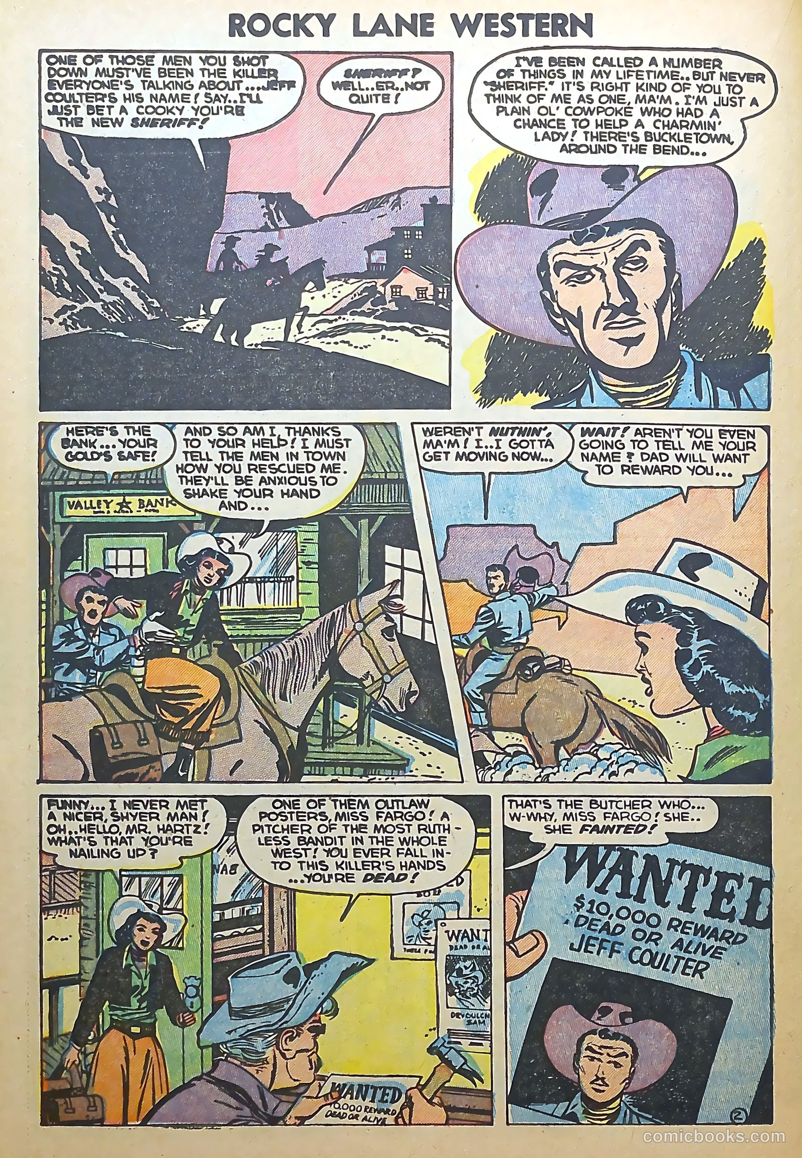 Rocky Lane Western #56 — page 22 of 36
