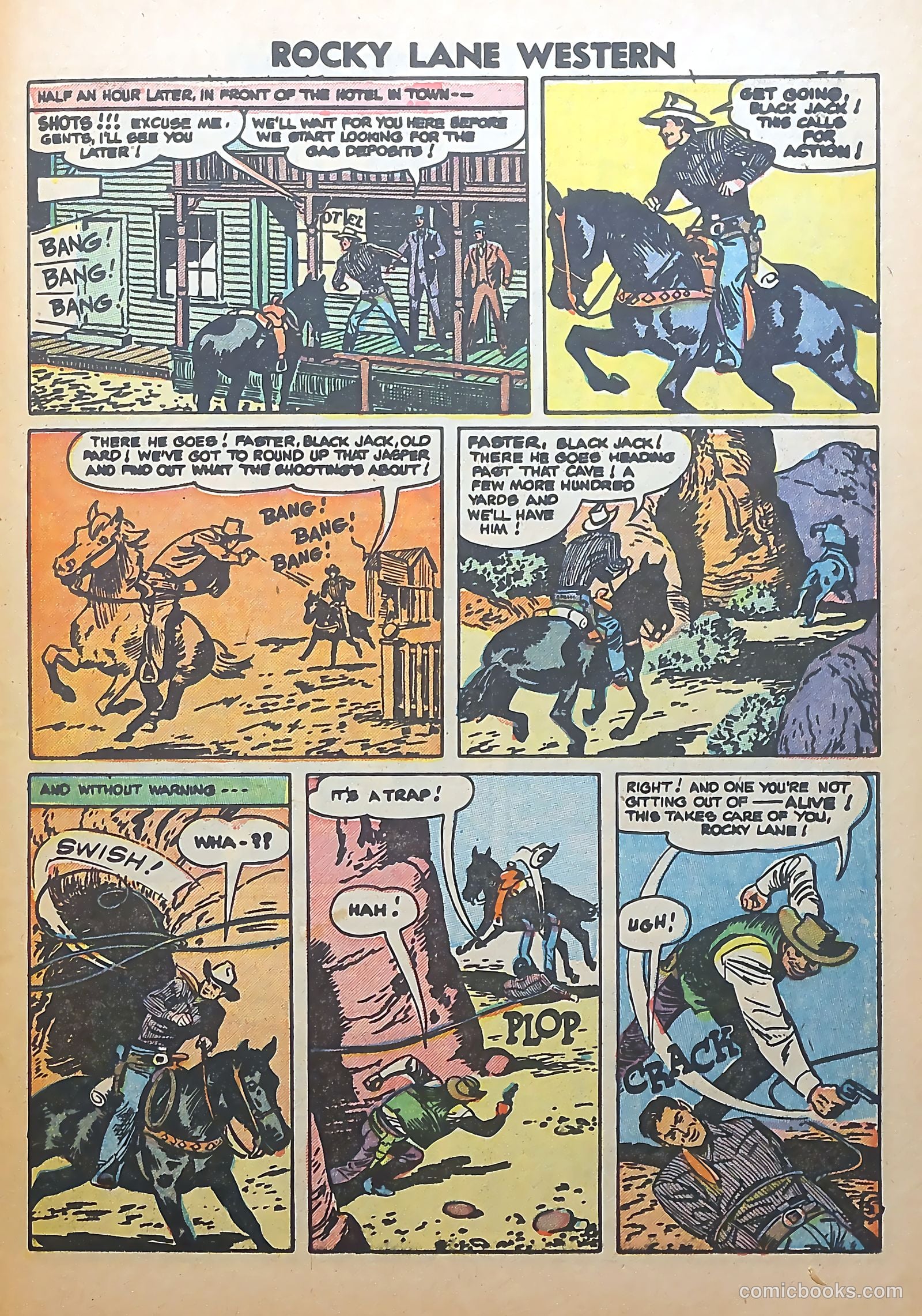 Rocky Lane Western #56 — page 27 of 36