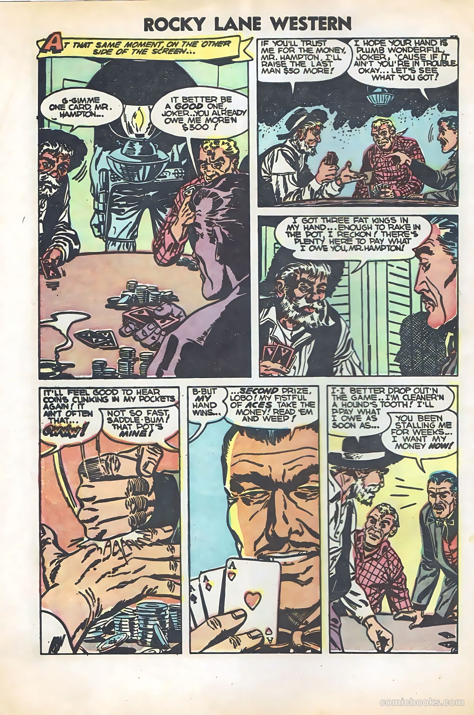 Rocky Lane Western #57 — page 4 of 36
