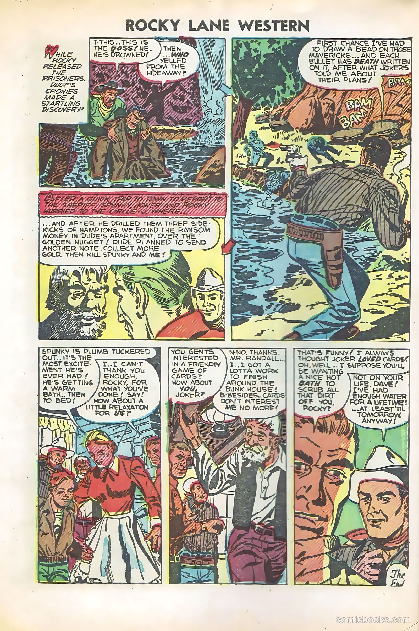 Rocky Lane Western #57 — page 14 of 36