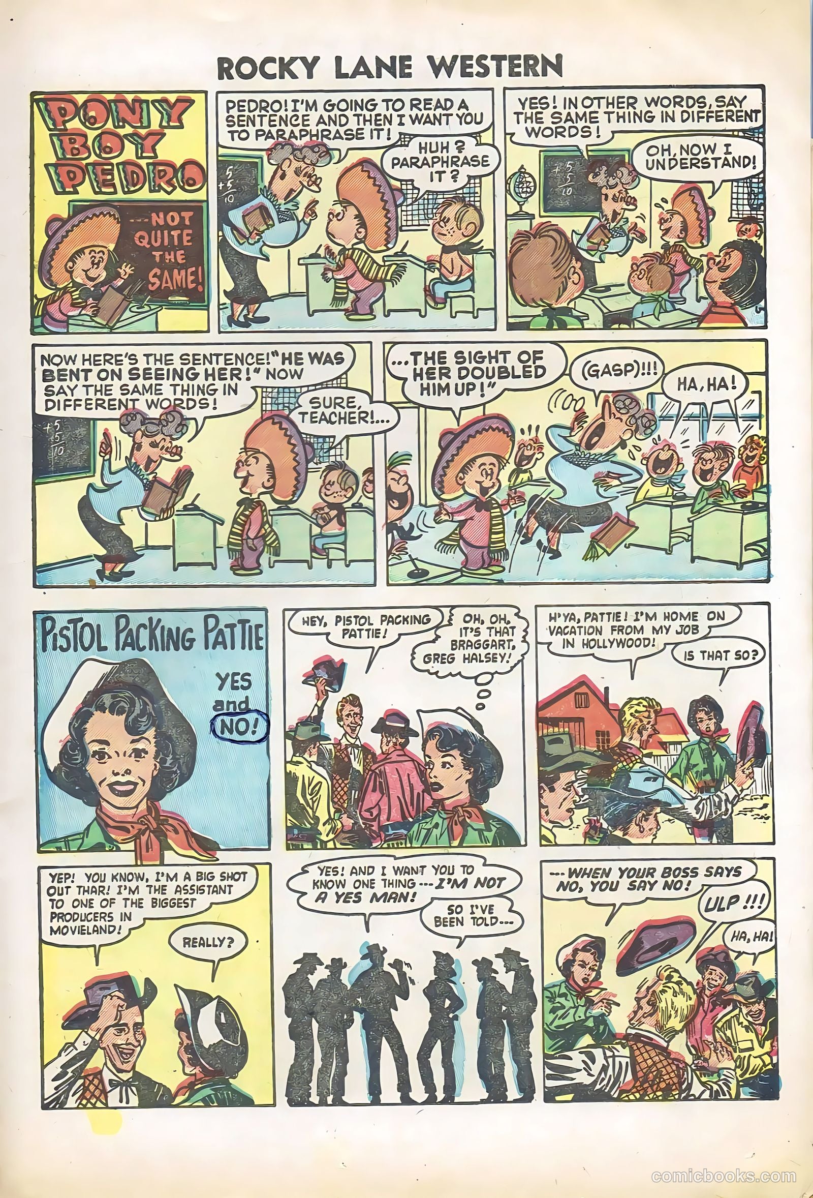 Rocky Lane Western #57 — page 15 of 36
