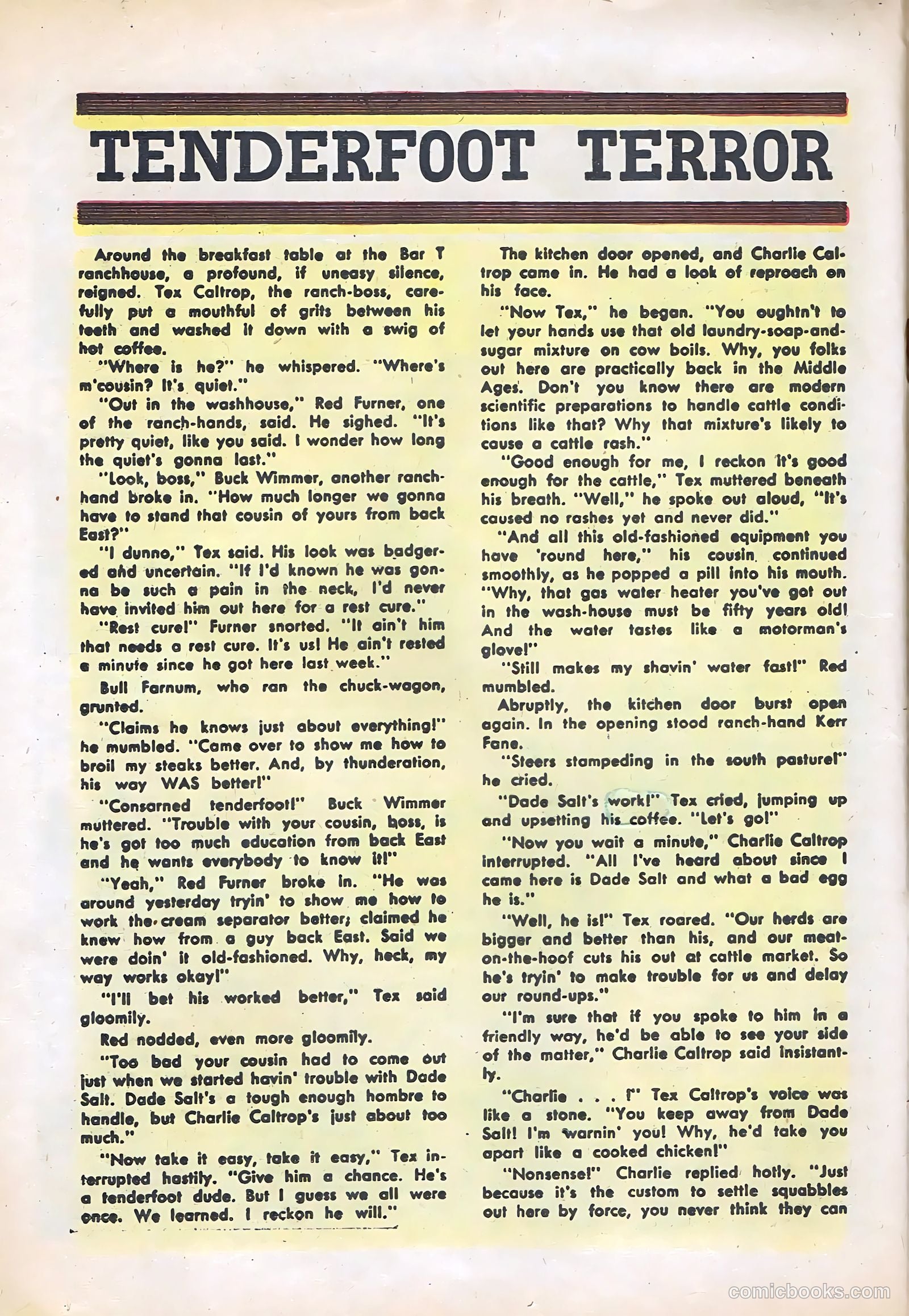 Rocky Lane Western #57 — page 16 of 36