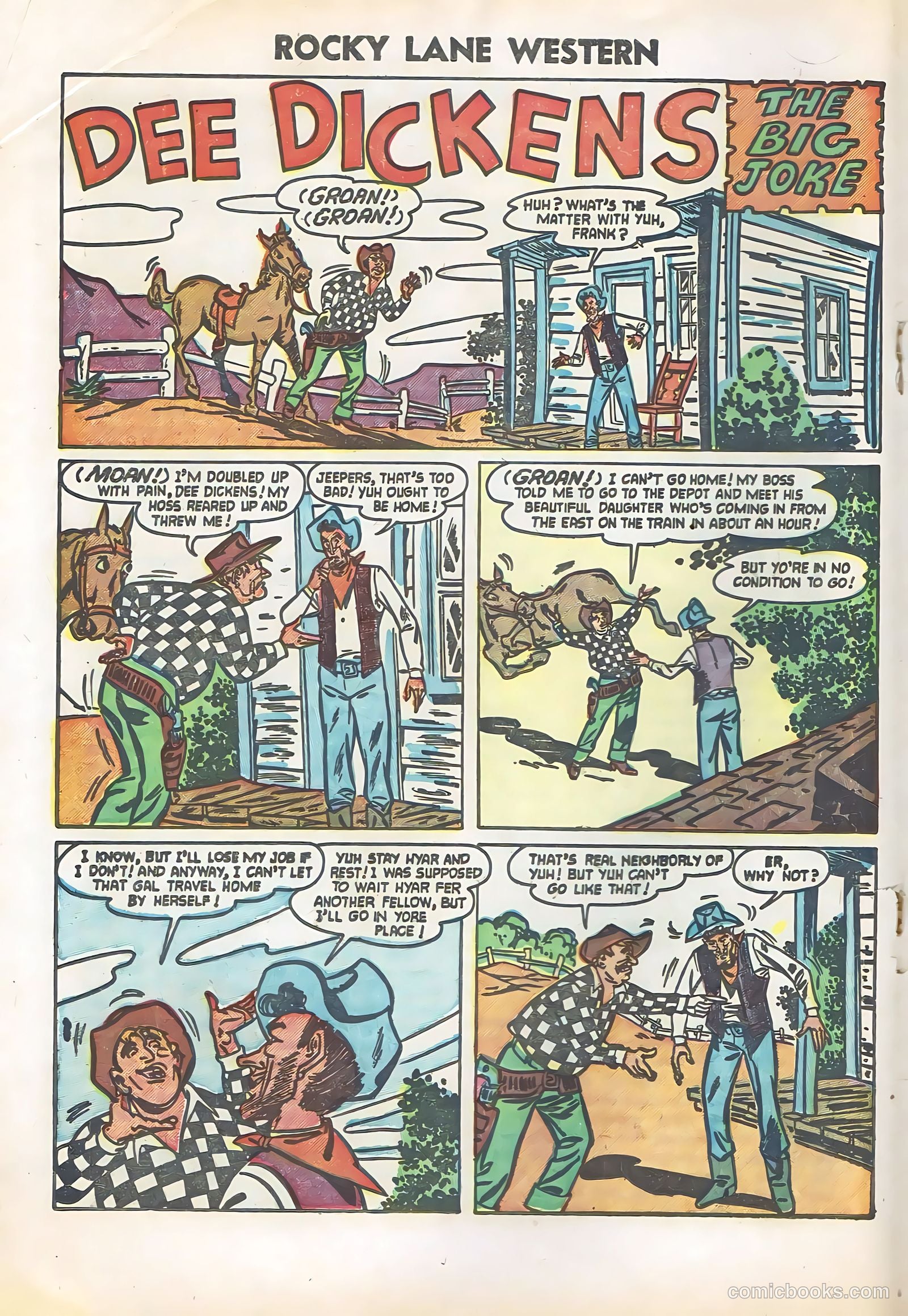 Rocky Lane Western #57 — page 18 of 36