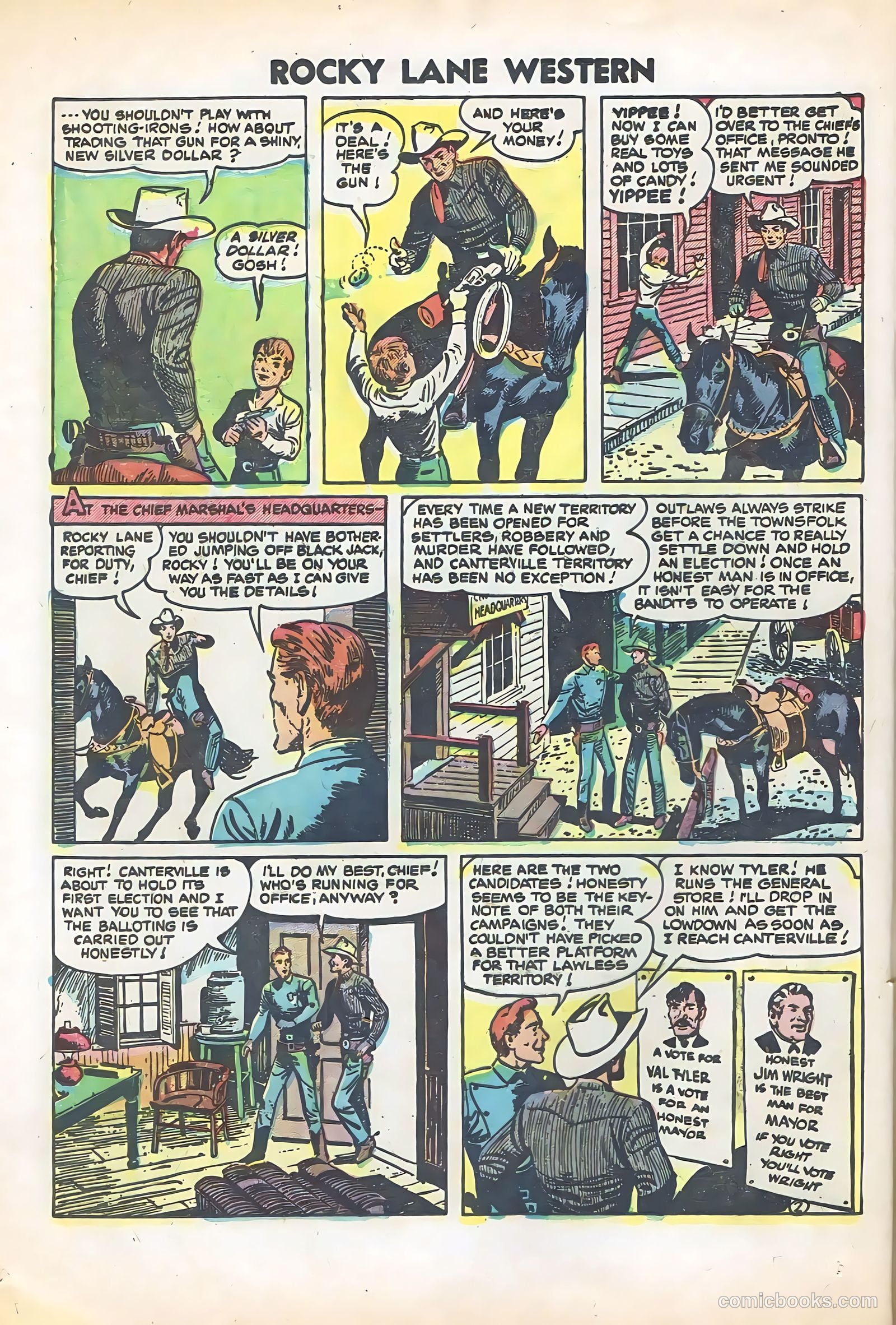 Rocky Lane Western #57 — page 24 of 36