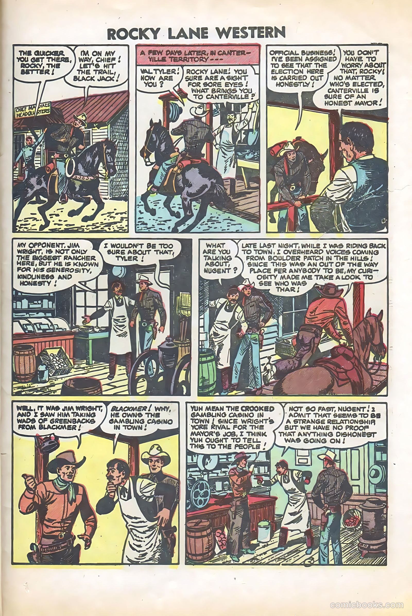 Rocky Lane Western #57 — page 25 of 36