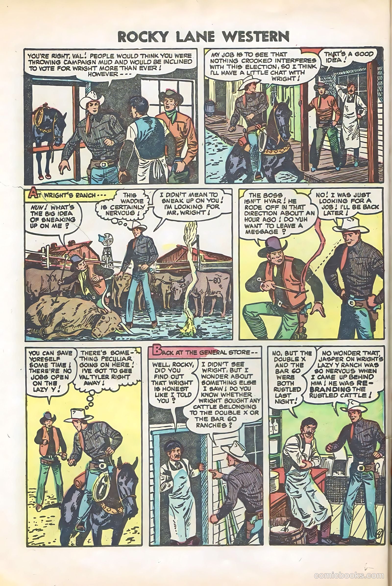 Rocky Lane Western #57 — page 26 of 36
