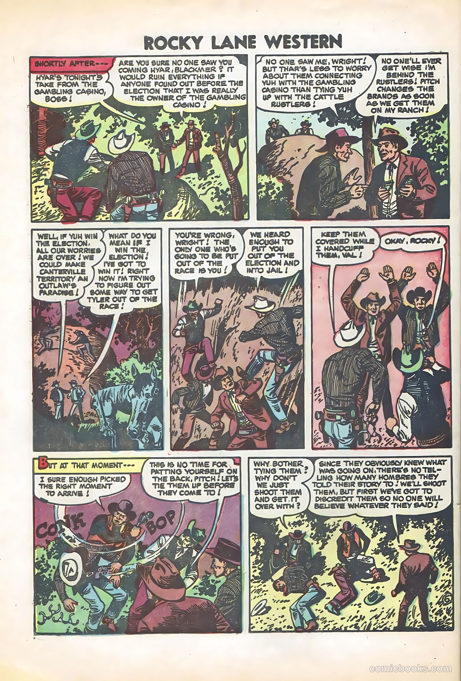 Rocky Lane Western #57 — page 28 of 36
