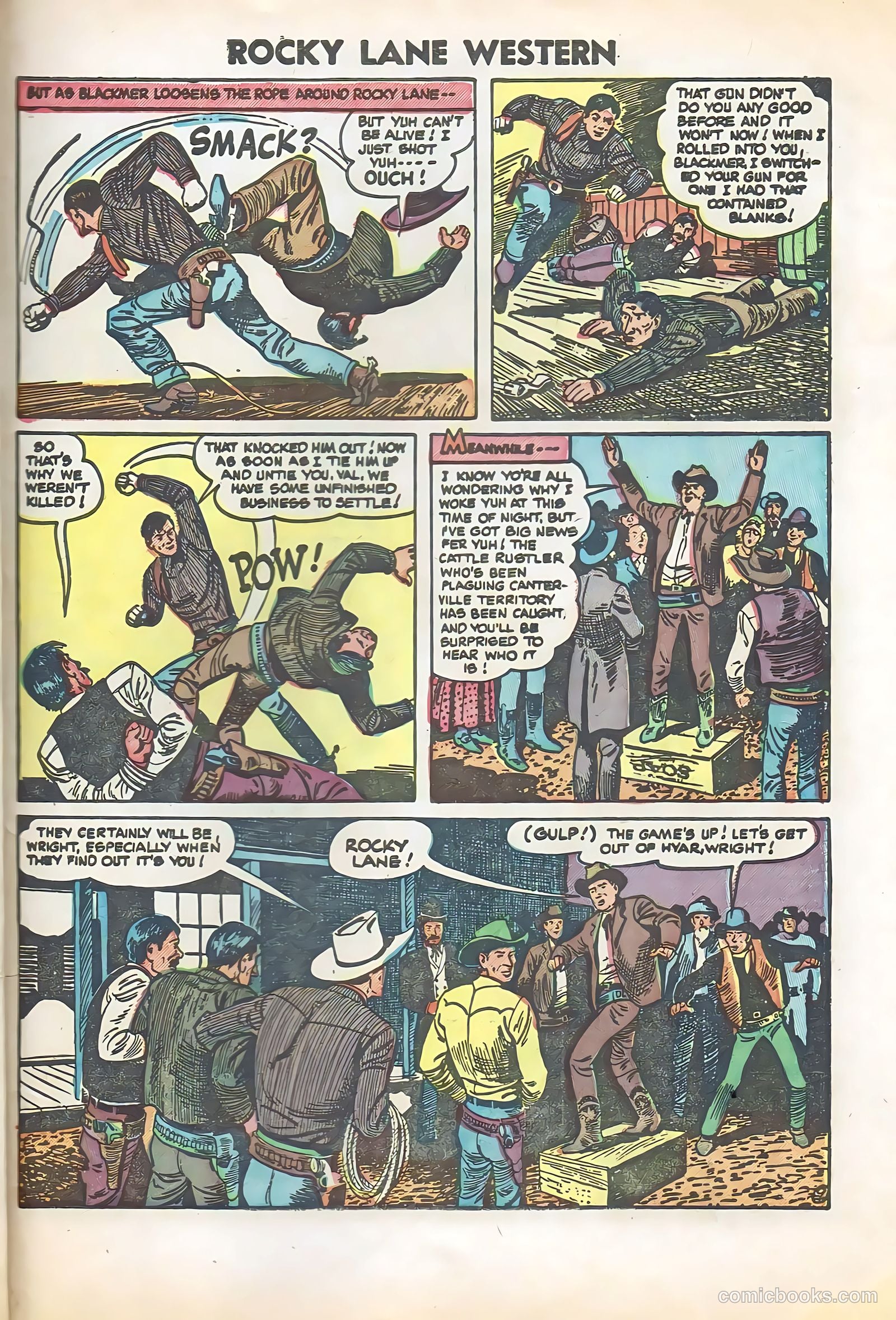 Rocky Lane Western #57 — page 31 of 36