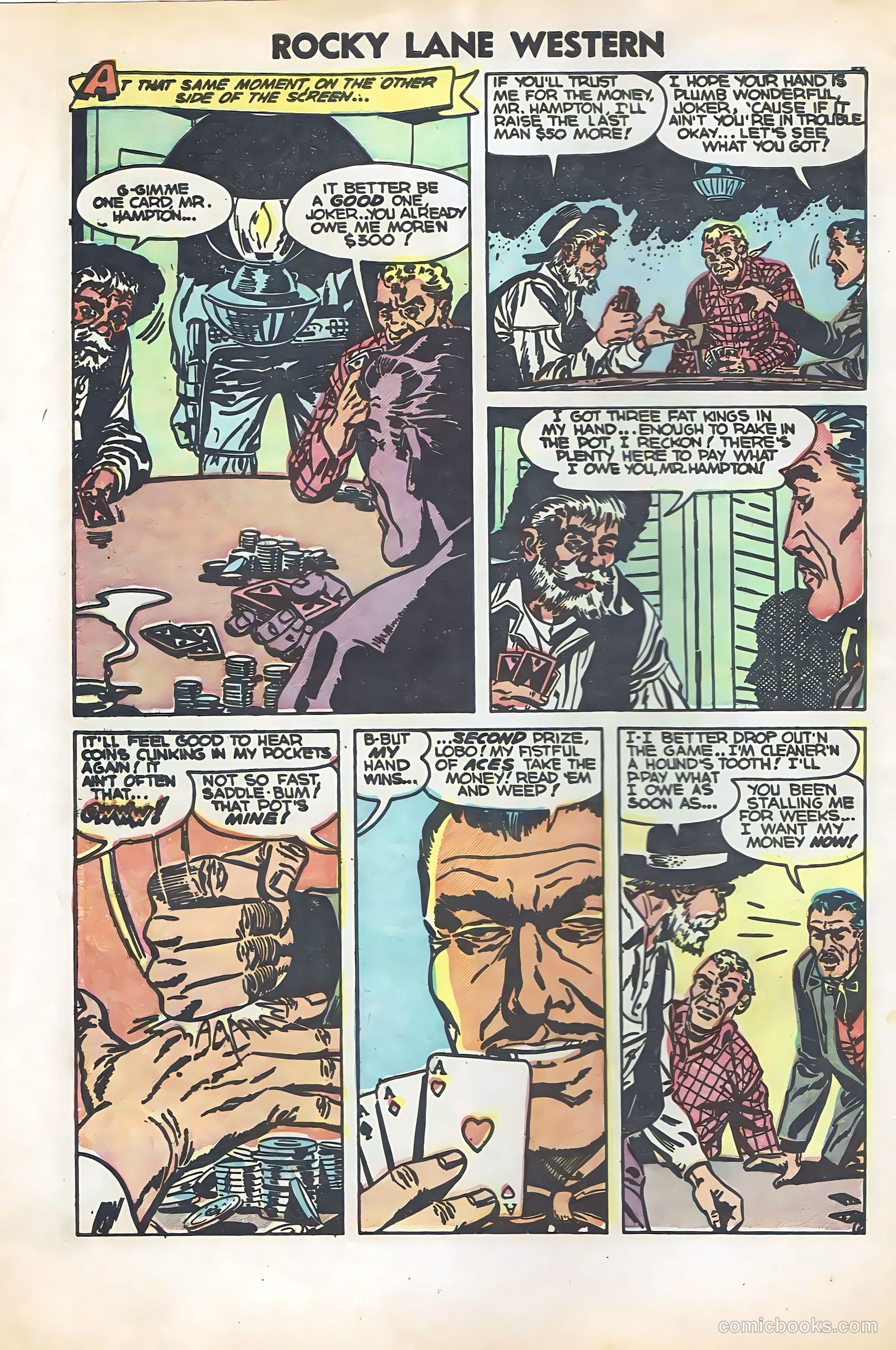 Rocky Lane Western #57 — page 4 of 36