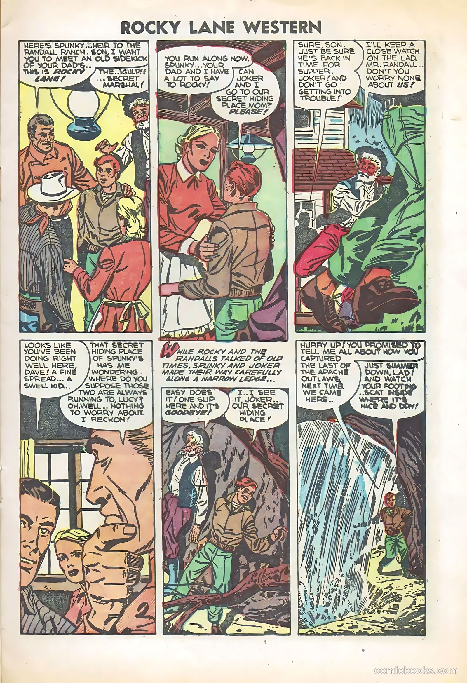 Rocky Lane Western #57 — page 7 of 36