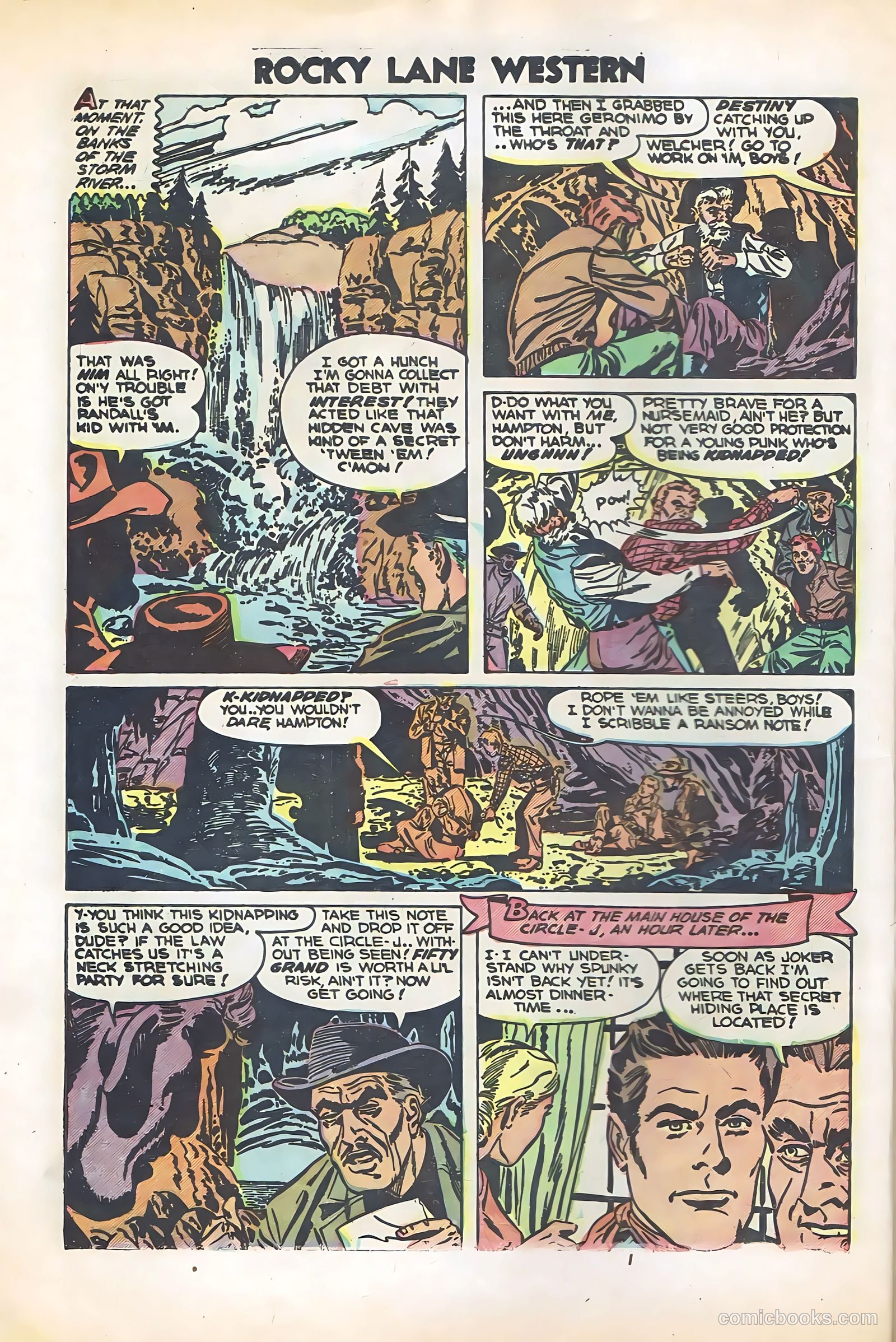Rocky Lane Western #57 — page 8 of 36