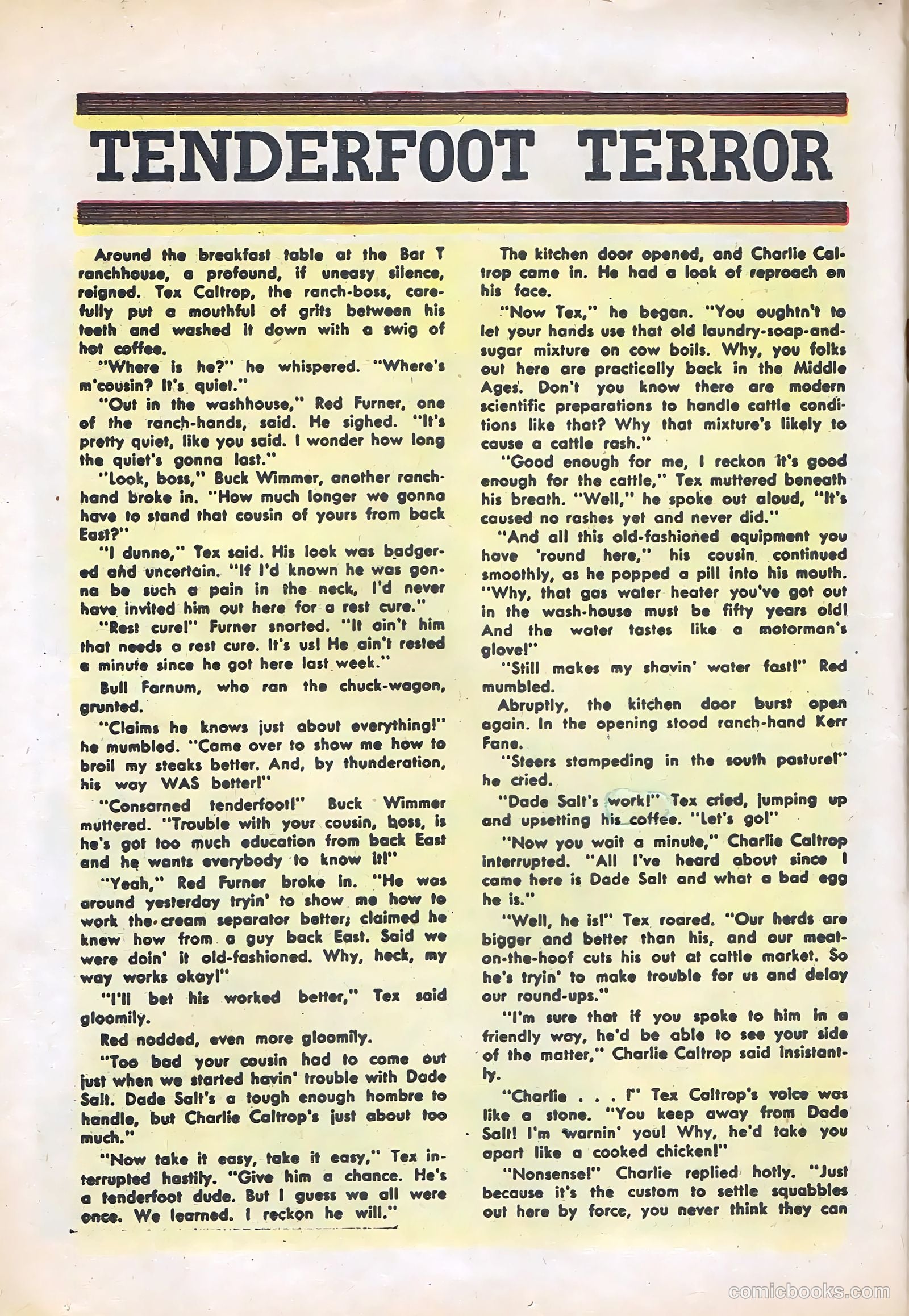 Rocky Lane Western #57 — page 16 of 36