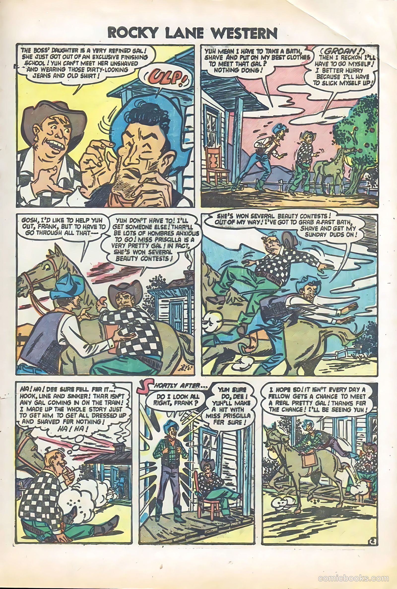 Rocky Lane Western #57 — page 19 of 36