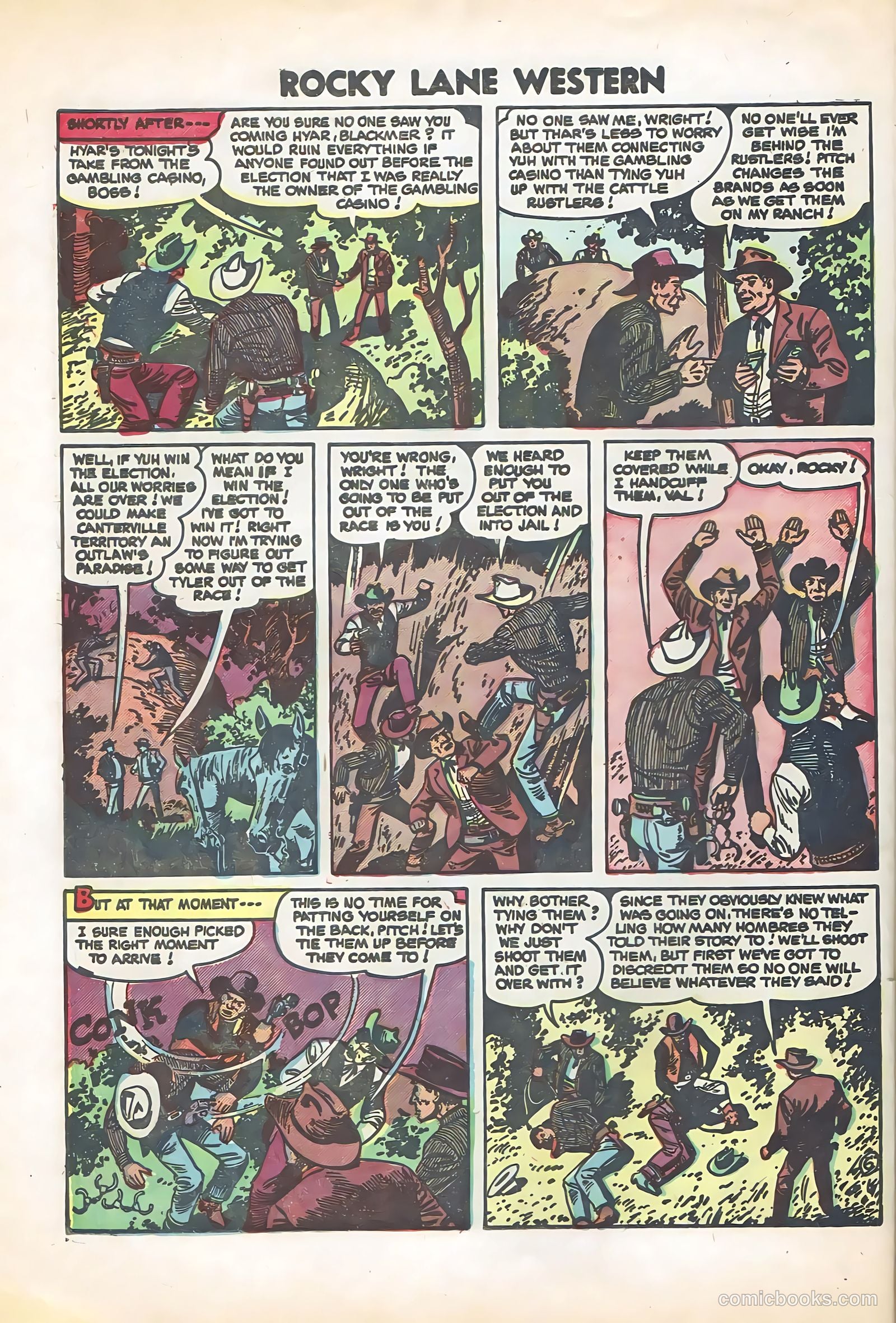 Rocky Lane Western #57 — page 28 of 36