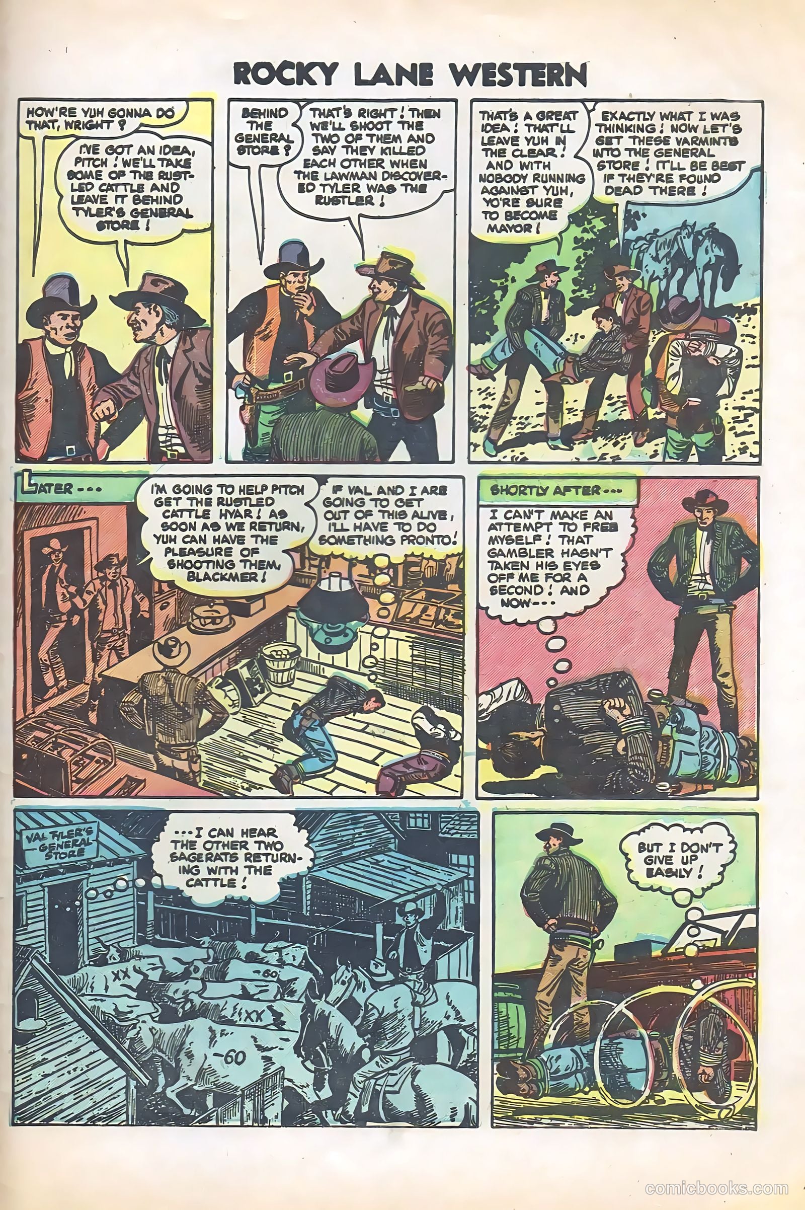 Rocky Lane Western #57 — page 29 of 36