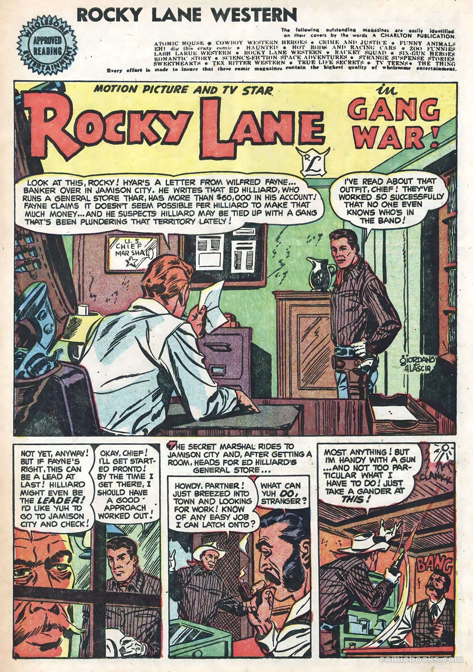 Rocky Lane Western #58 — page 3 of 36
