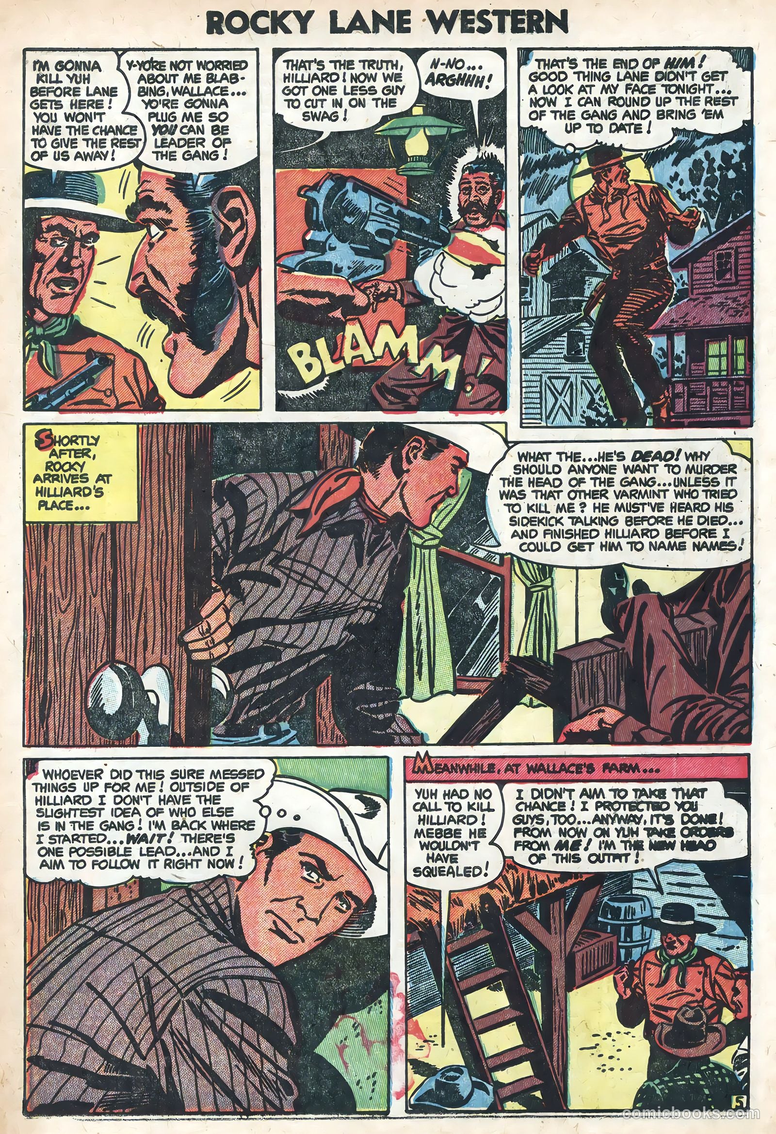 Rocky Lane Western #58 — page 7 of 36