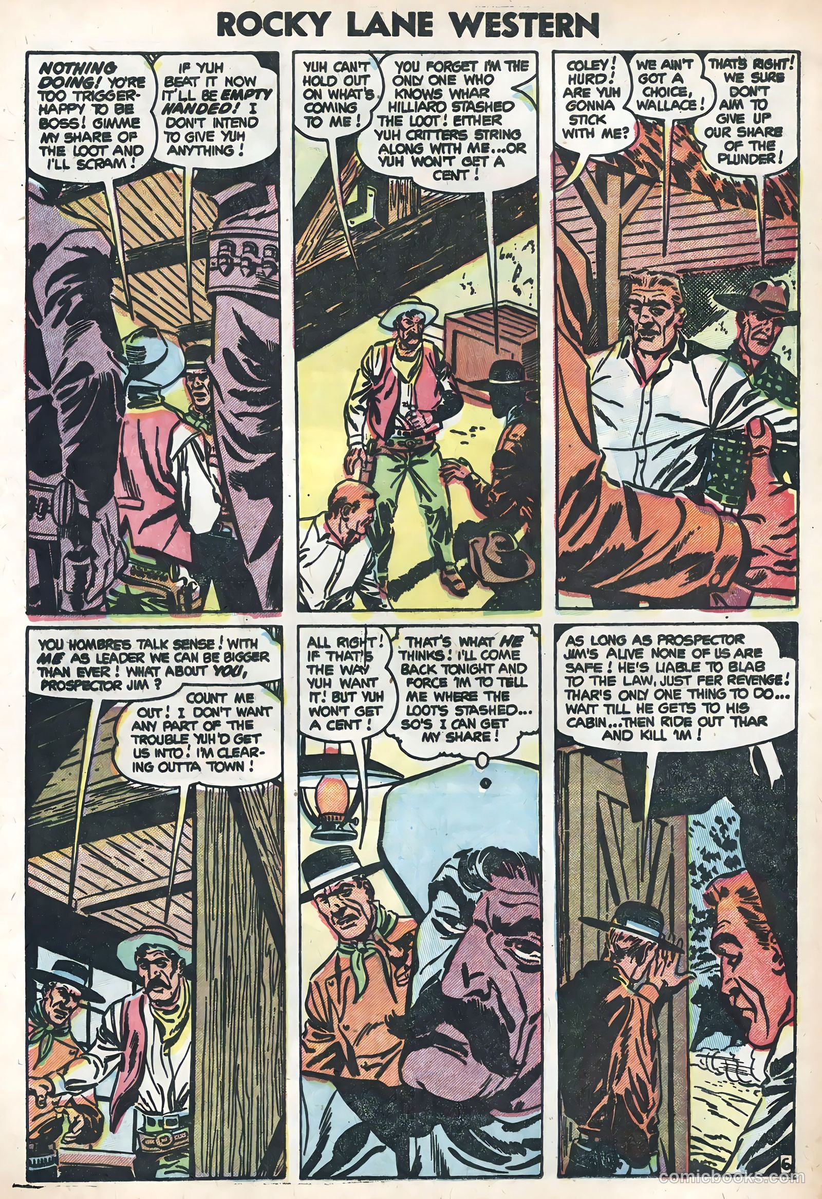 Rocky Lane Western #58 — page 8 of 36