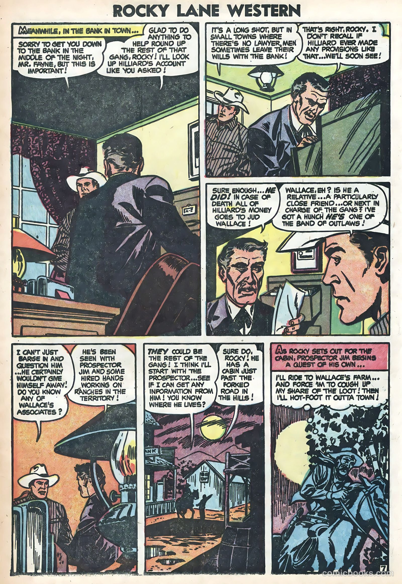 Rocky Lane Western #58 — page 9 of 36