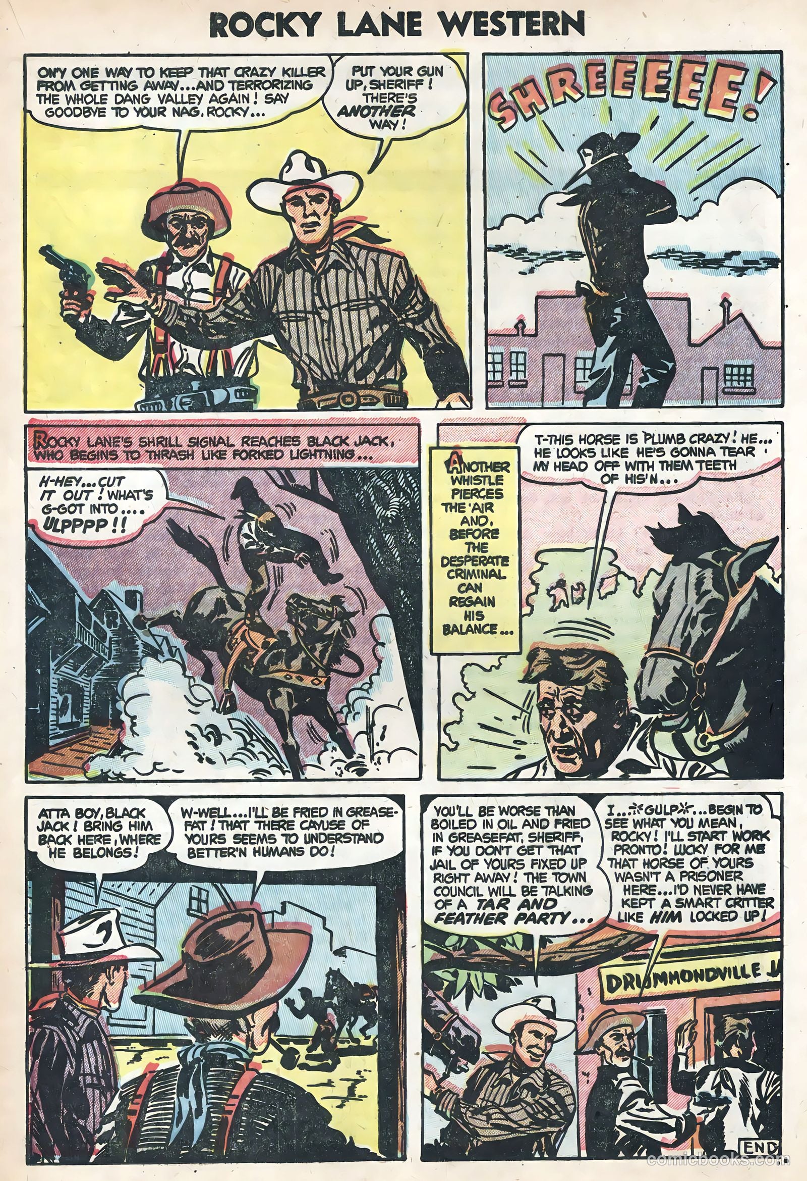 Rocky Lane Western #58 — page 17 of 36