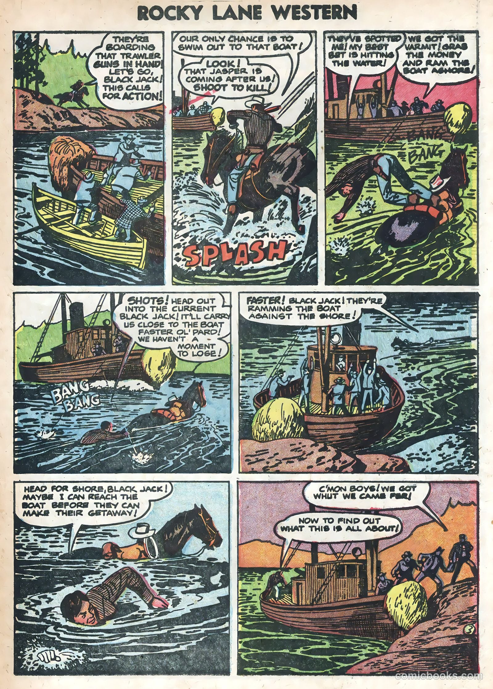 Rocky Lane Western #58 — page 27 of 36