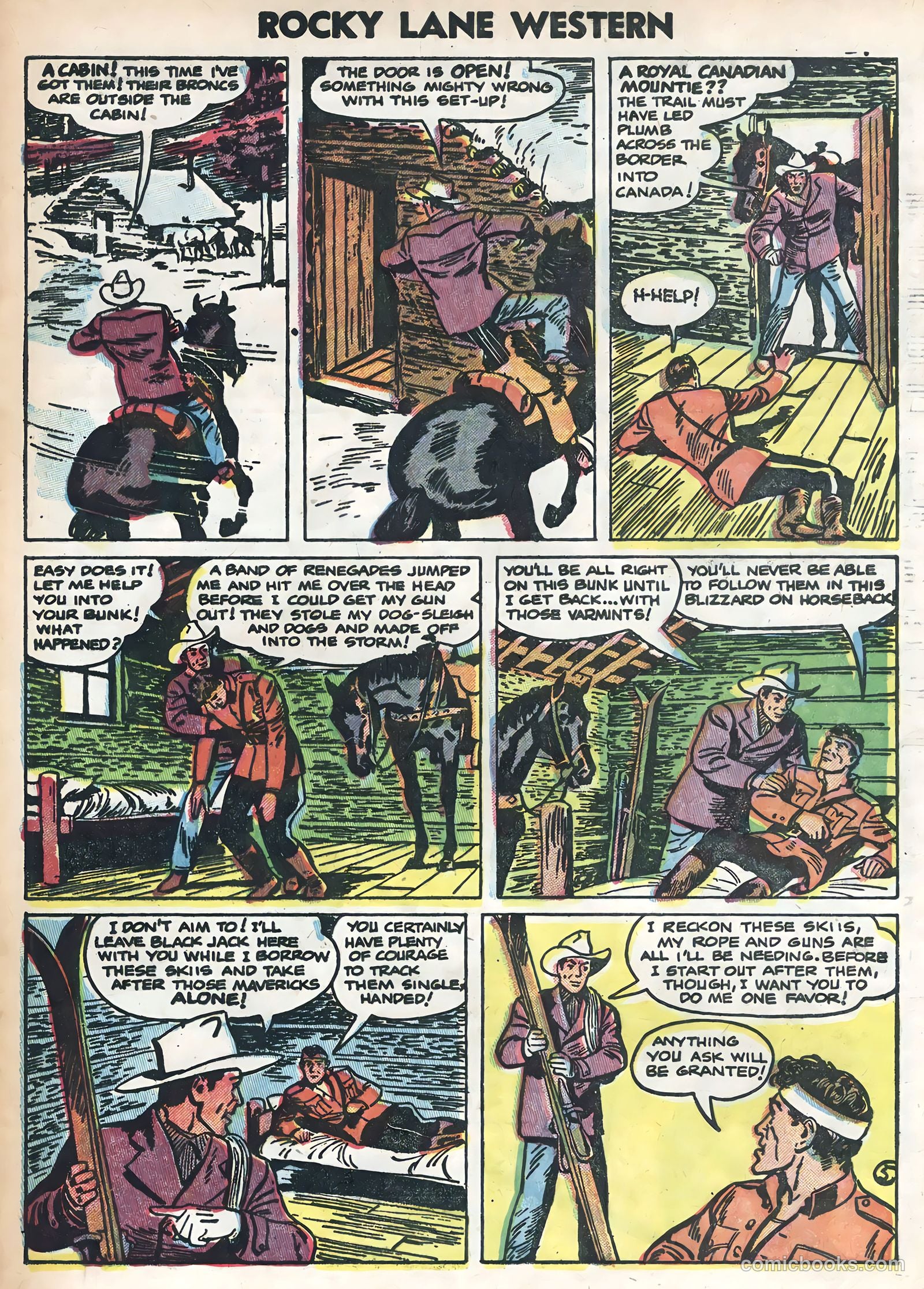Rocky Lane Western #58 — page 29 of 36