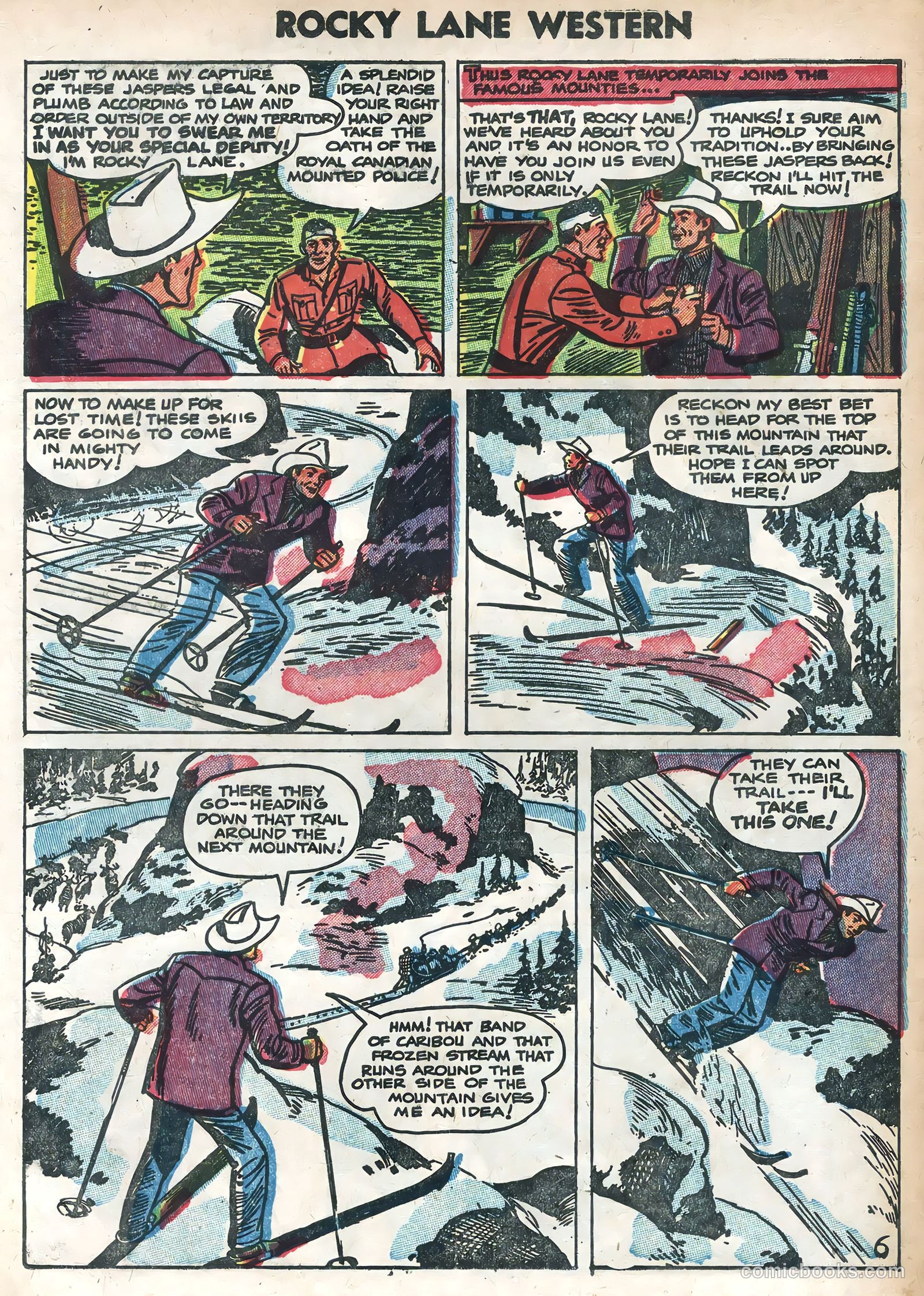 Rocky Lane Western #58 — page 30 of 36