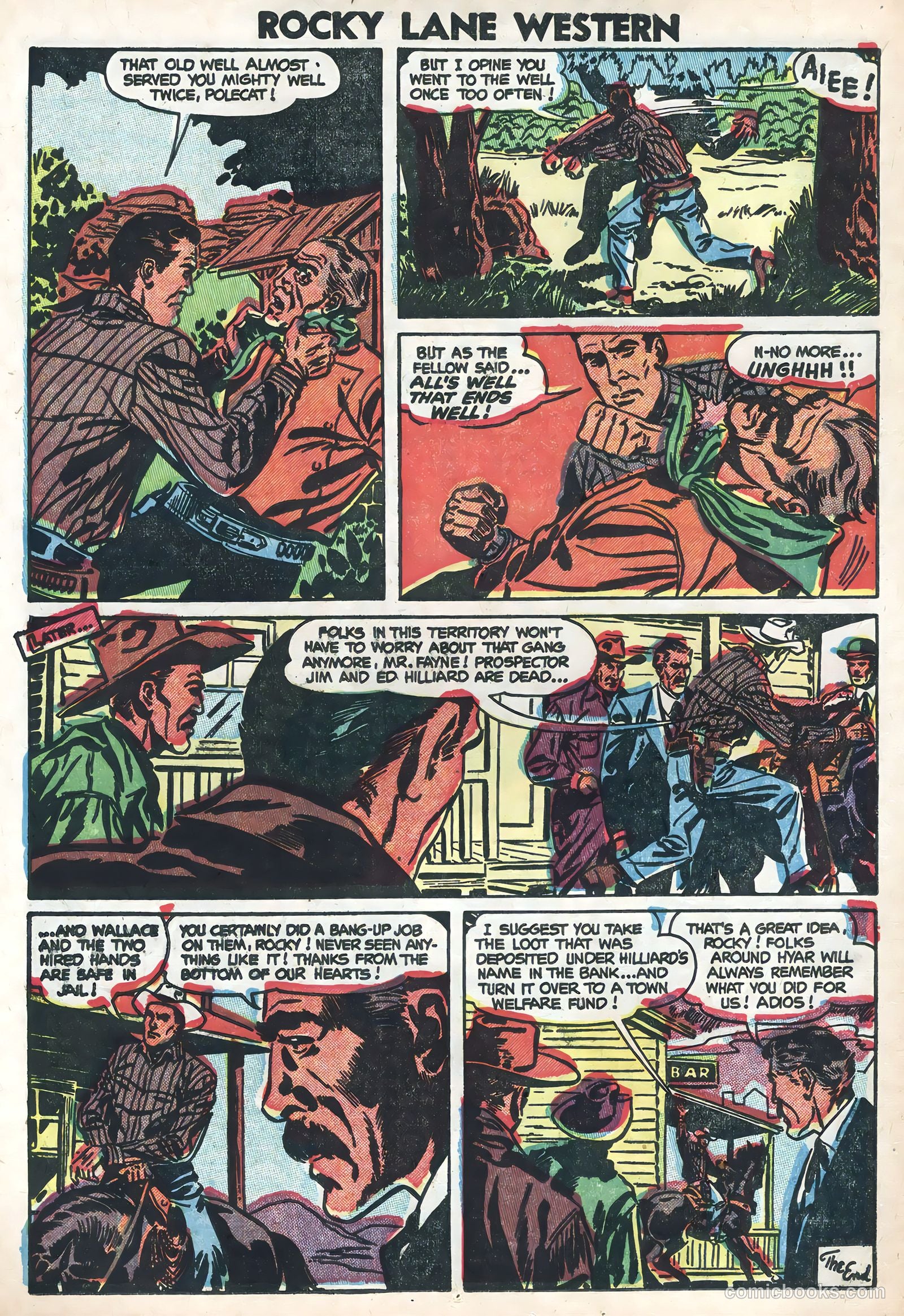 Rocky Lane Western #58 — page 14 of 36