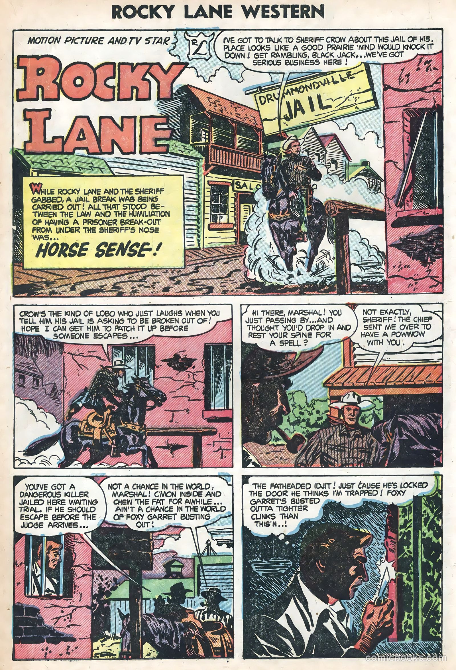Rocky Lane Western #58 — page 15 of 36