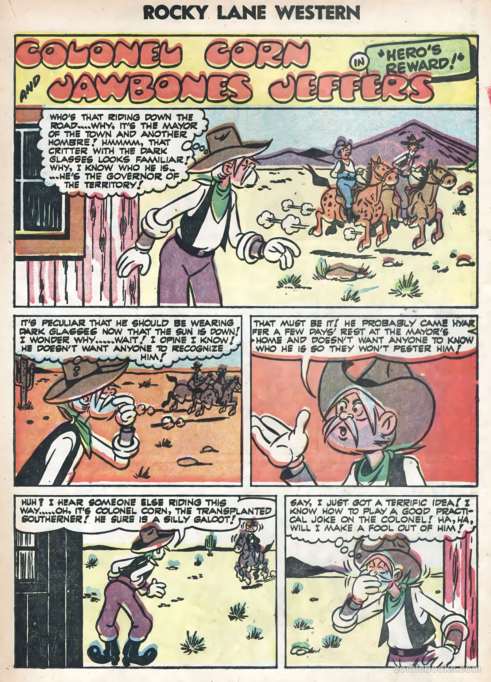 Rocky Lane Western #58 — page 21 of 36