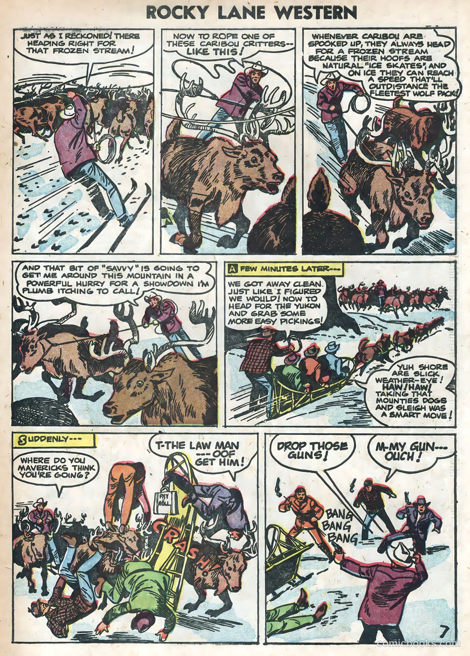Rocky Lane Western #58 — page 31 of 36