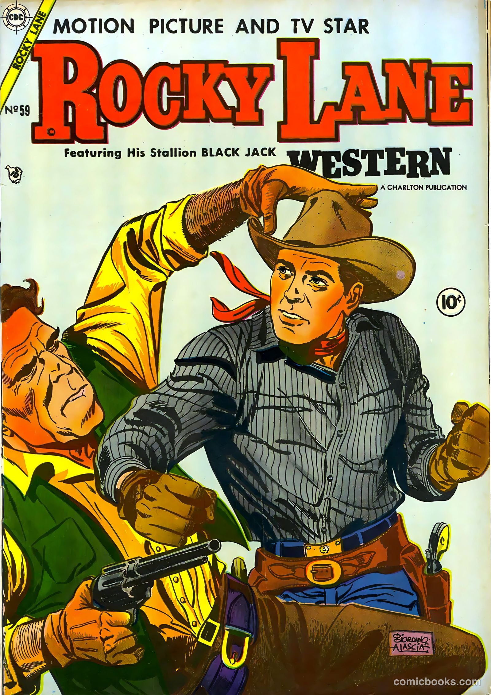 Rocky Lane Western #59 — page 1 of 36