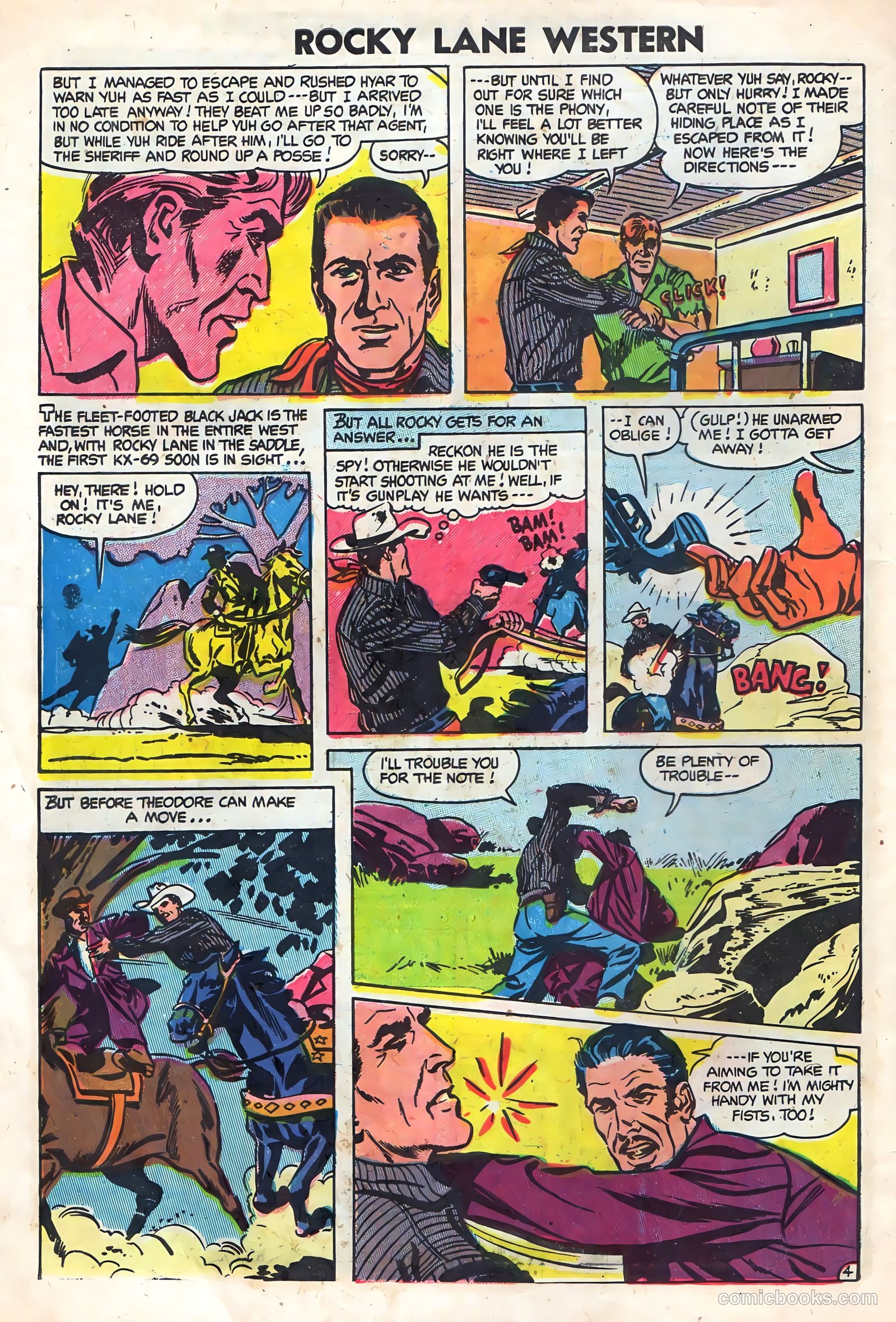 Rocky Lane Western #59 — page 6 of 36
