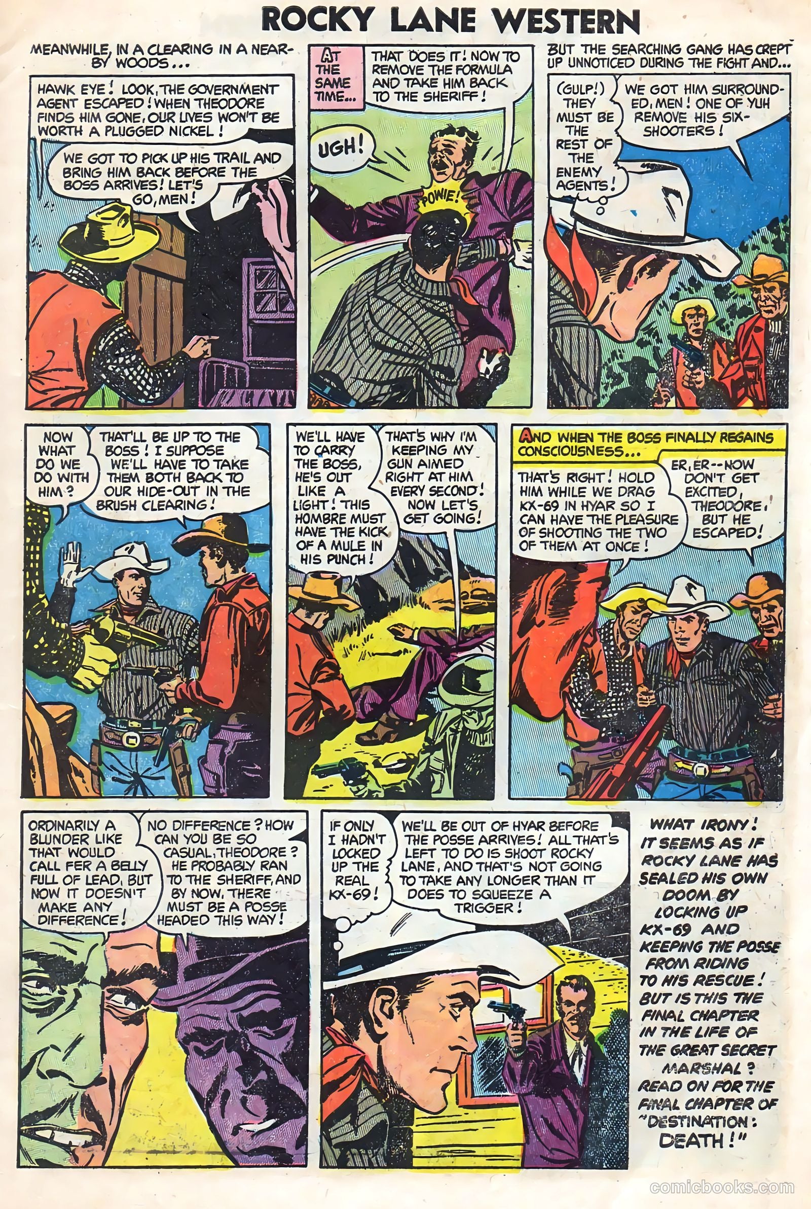 Rocky Lane Western #59 — page 7 of 36