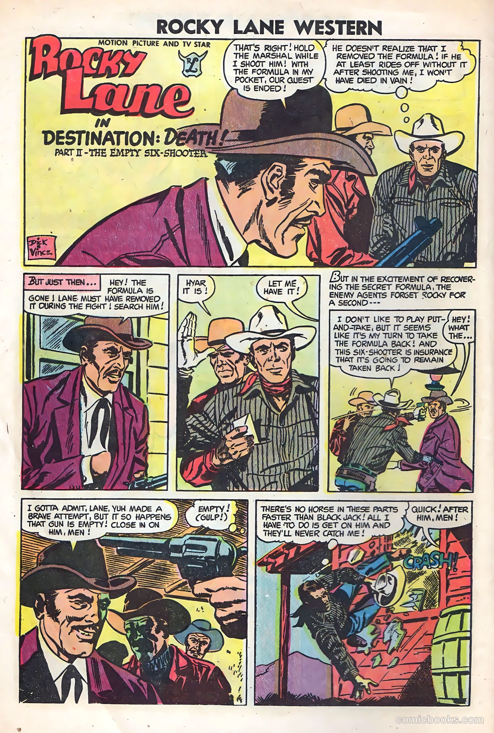 Rocky Lane Western #59 — page 8 of 36
