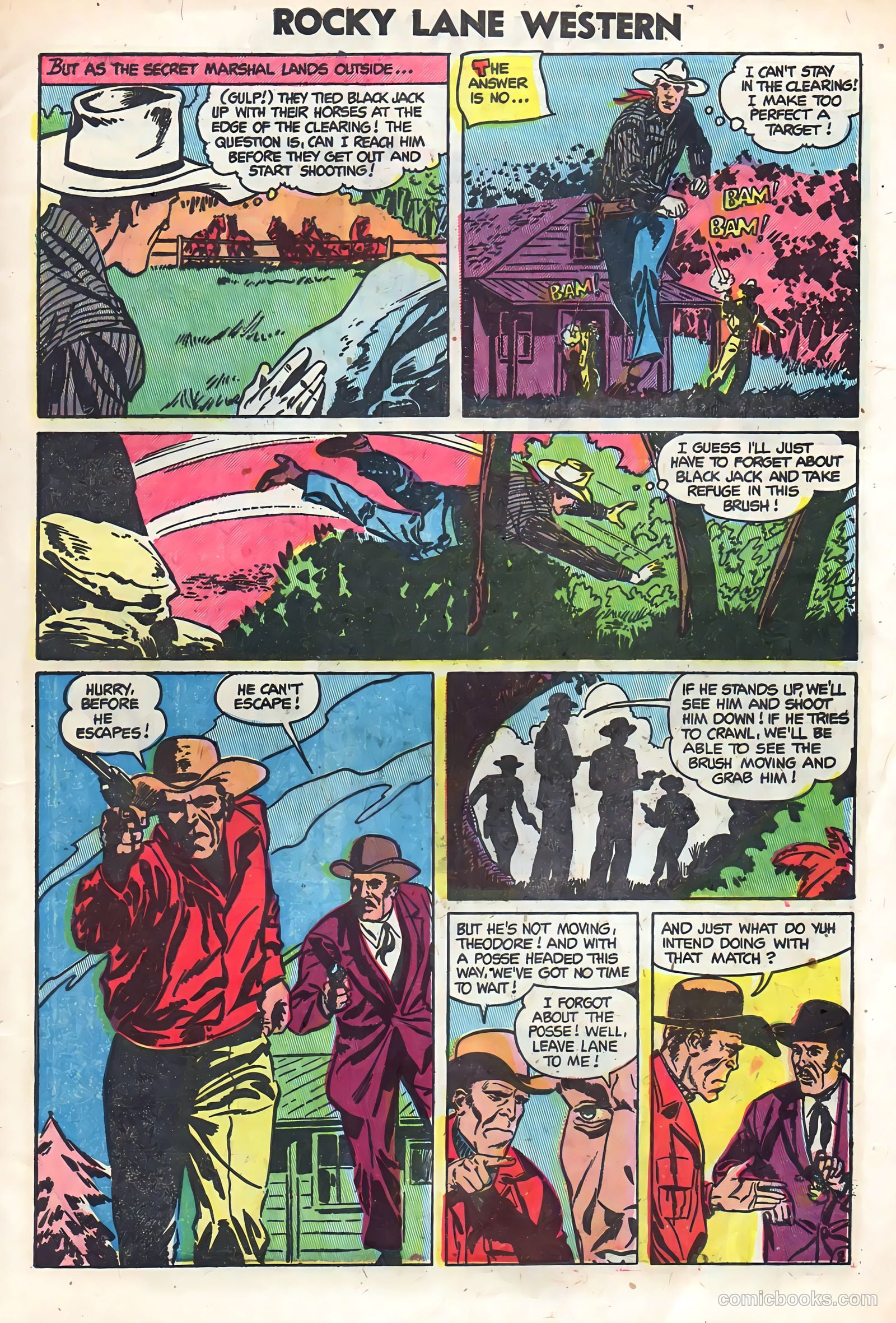 Rocky Lane Western #59 — page 9 of 36