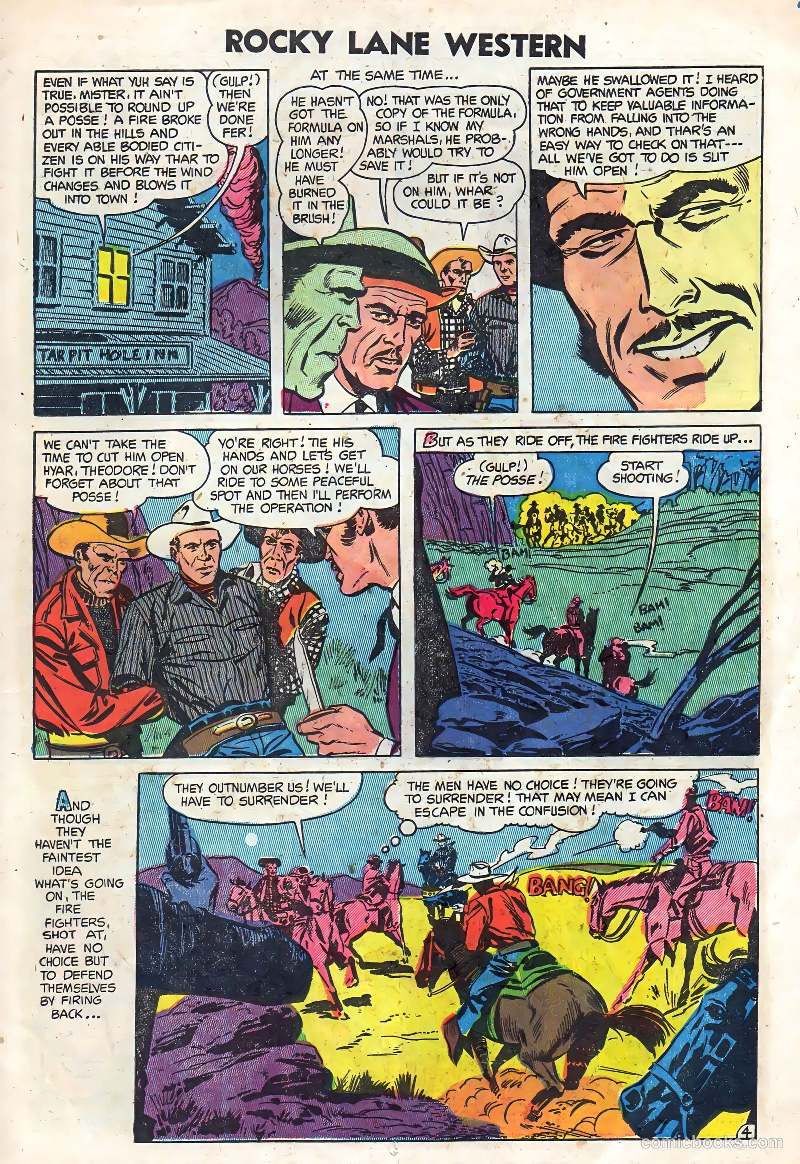 Rocky Lane Western #59 — page 11 of 36