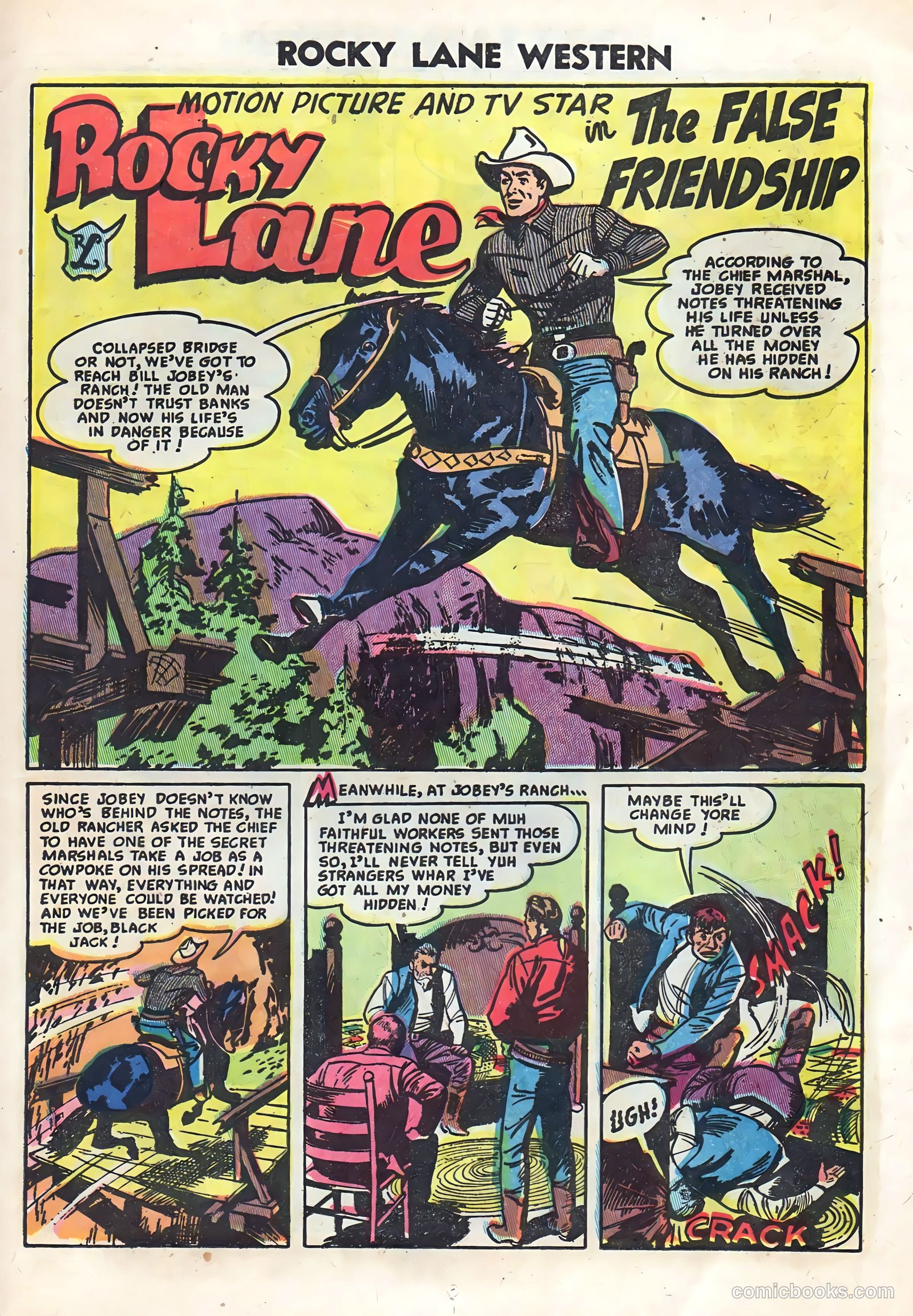 Rocky Lane Western #59 — page 13 of 36