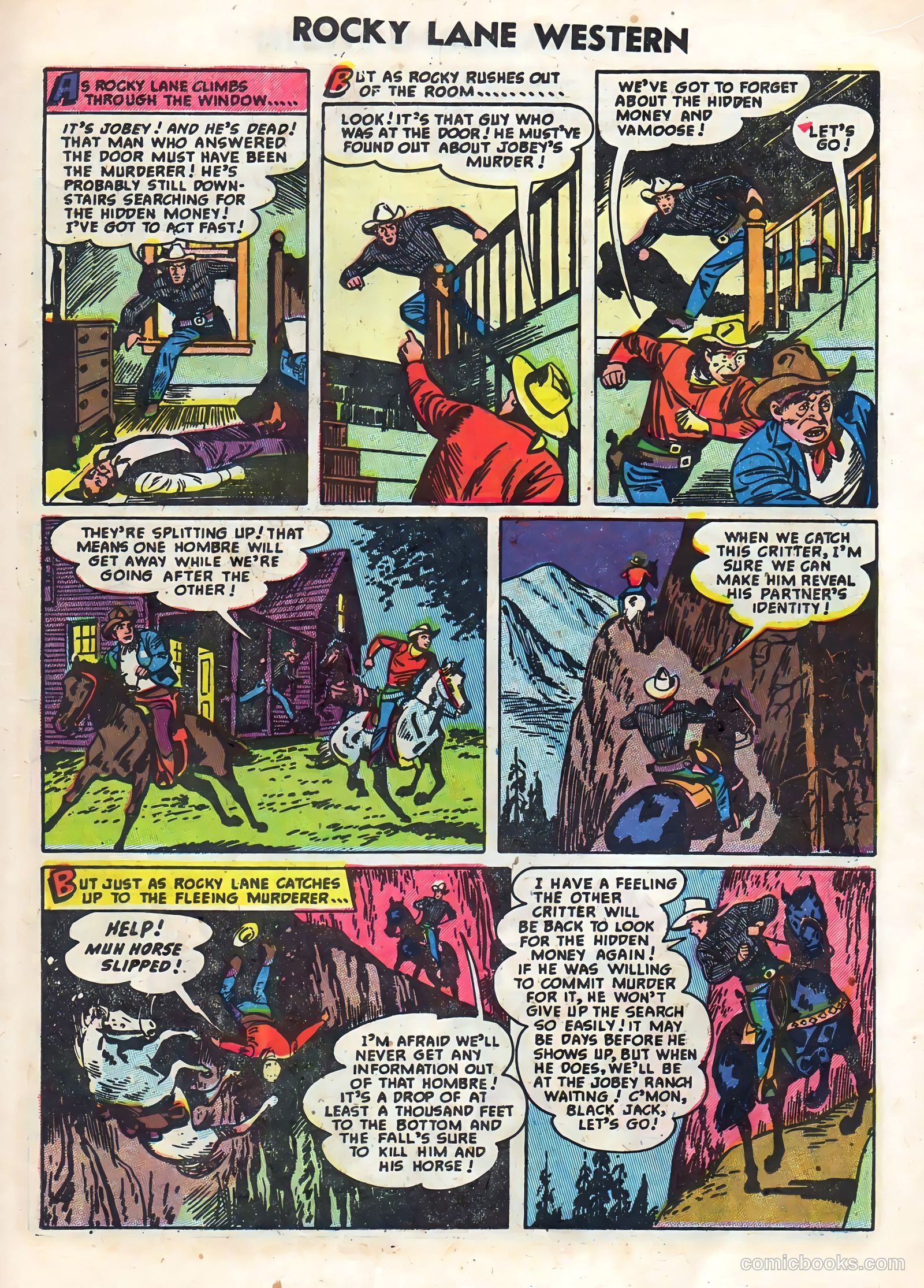 Rocky Lane Western #59 — page 15 of 36