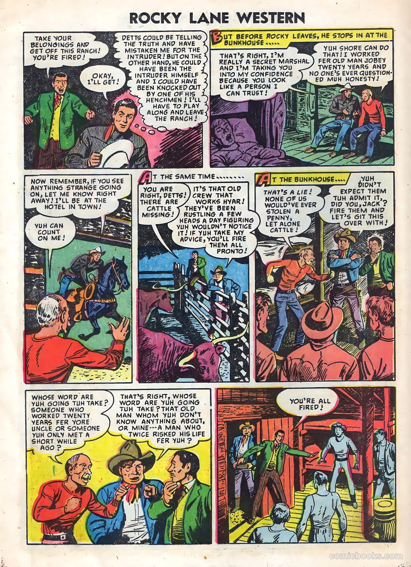 Rocky Lane Western #59 — page 18 of 36