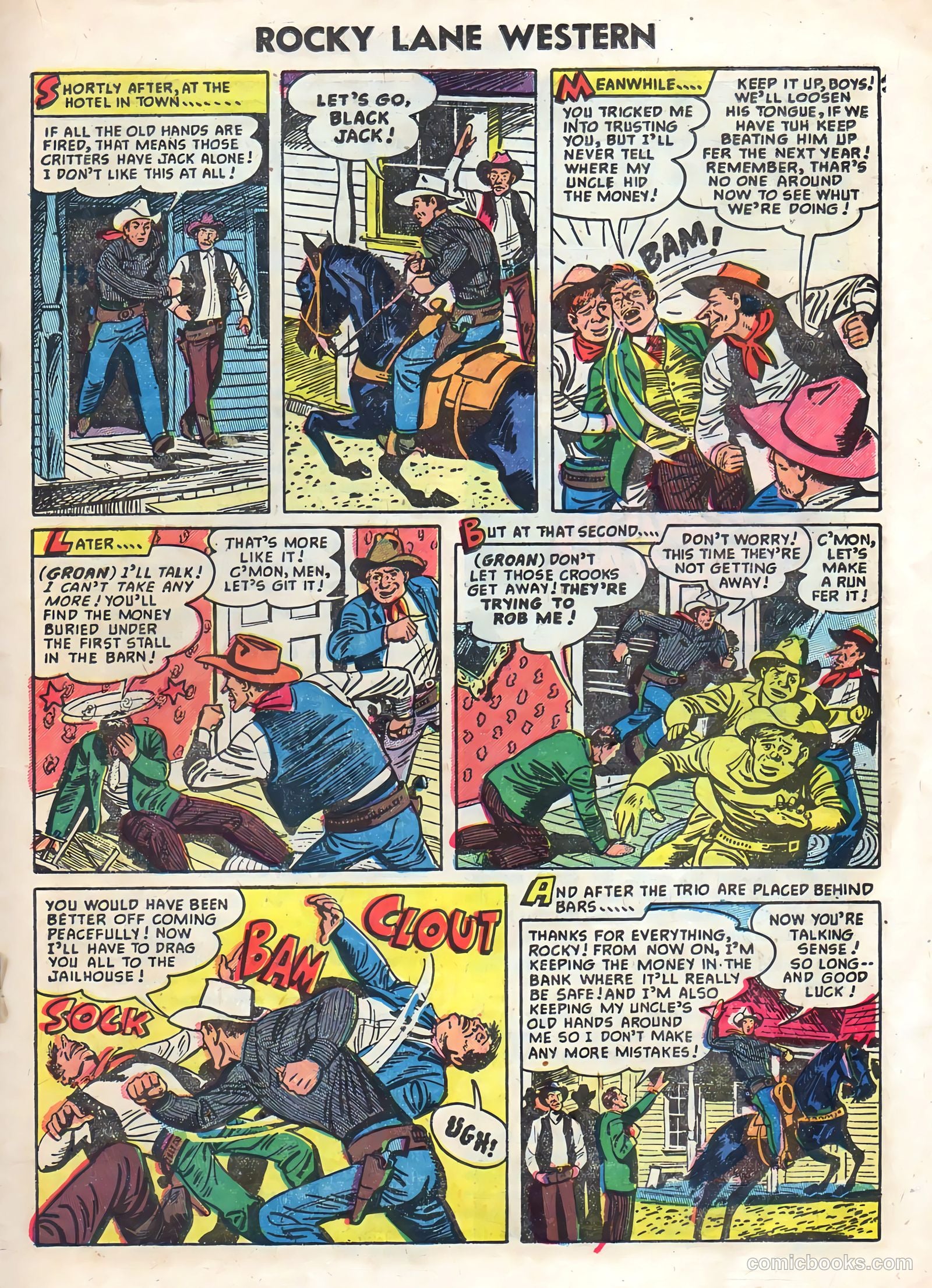Rocky Lane Western #59 — page 19 of 36