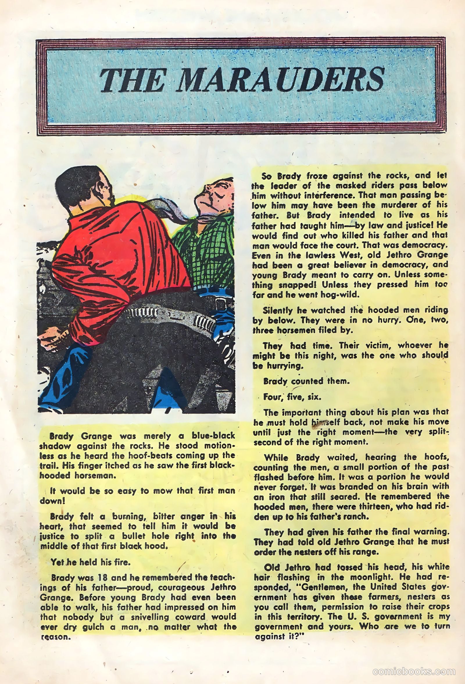 Rocky Lane Western #59 — page 20 of 36