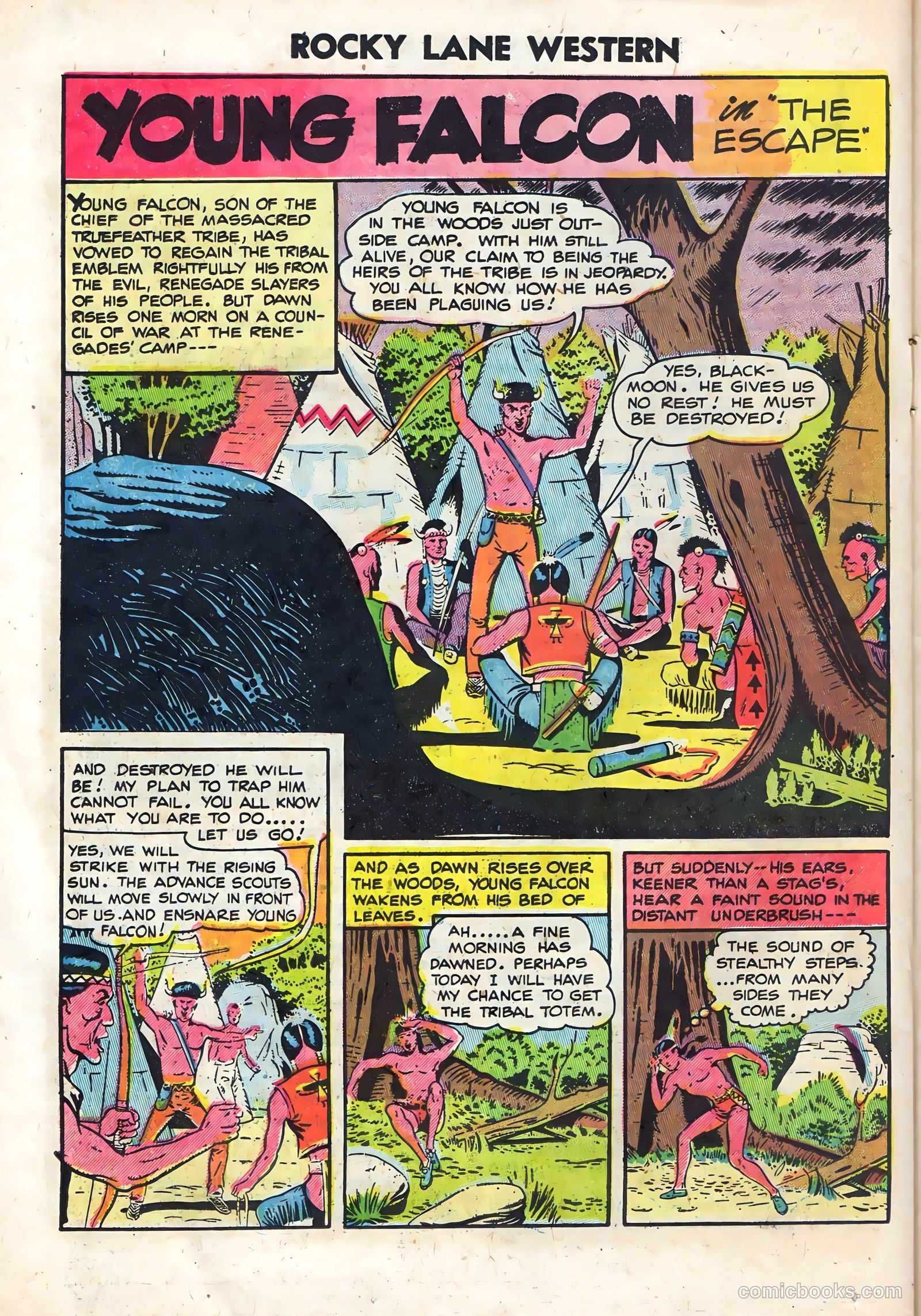 Rocky Lane Western #59 — page 22 of 36