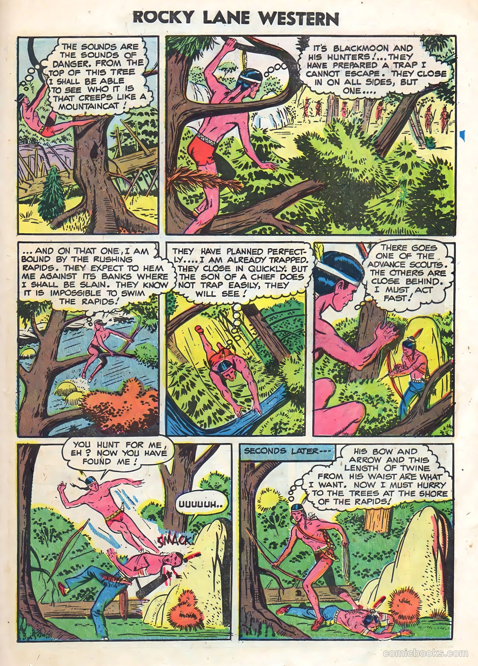 Rocky Lane Western #59 — page 23 of 36