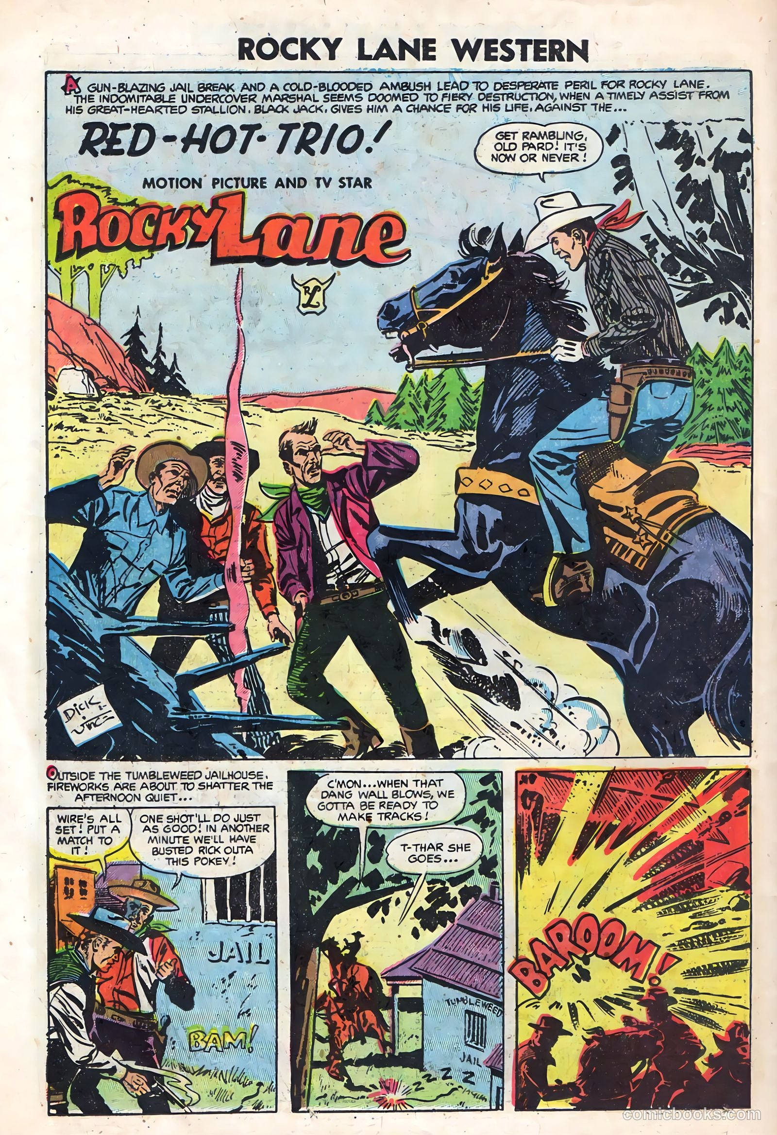Rocky Lane Western #59 — page 26 of 36