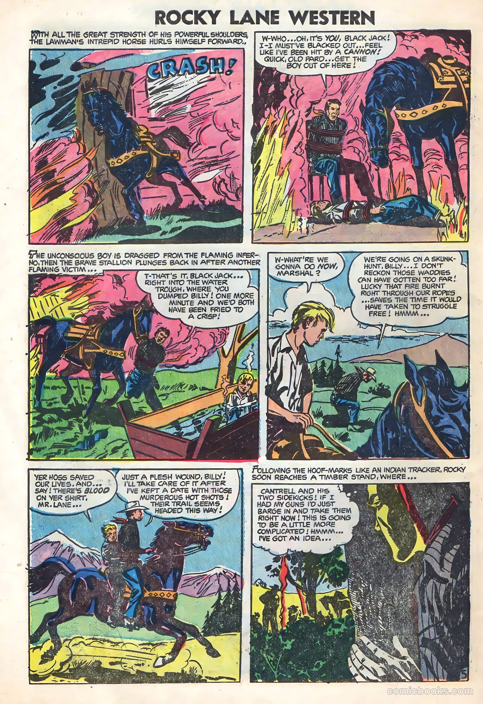 Rocky Lane Western #59 — page 30 of 36