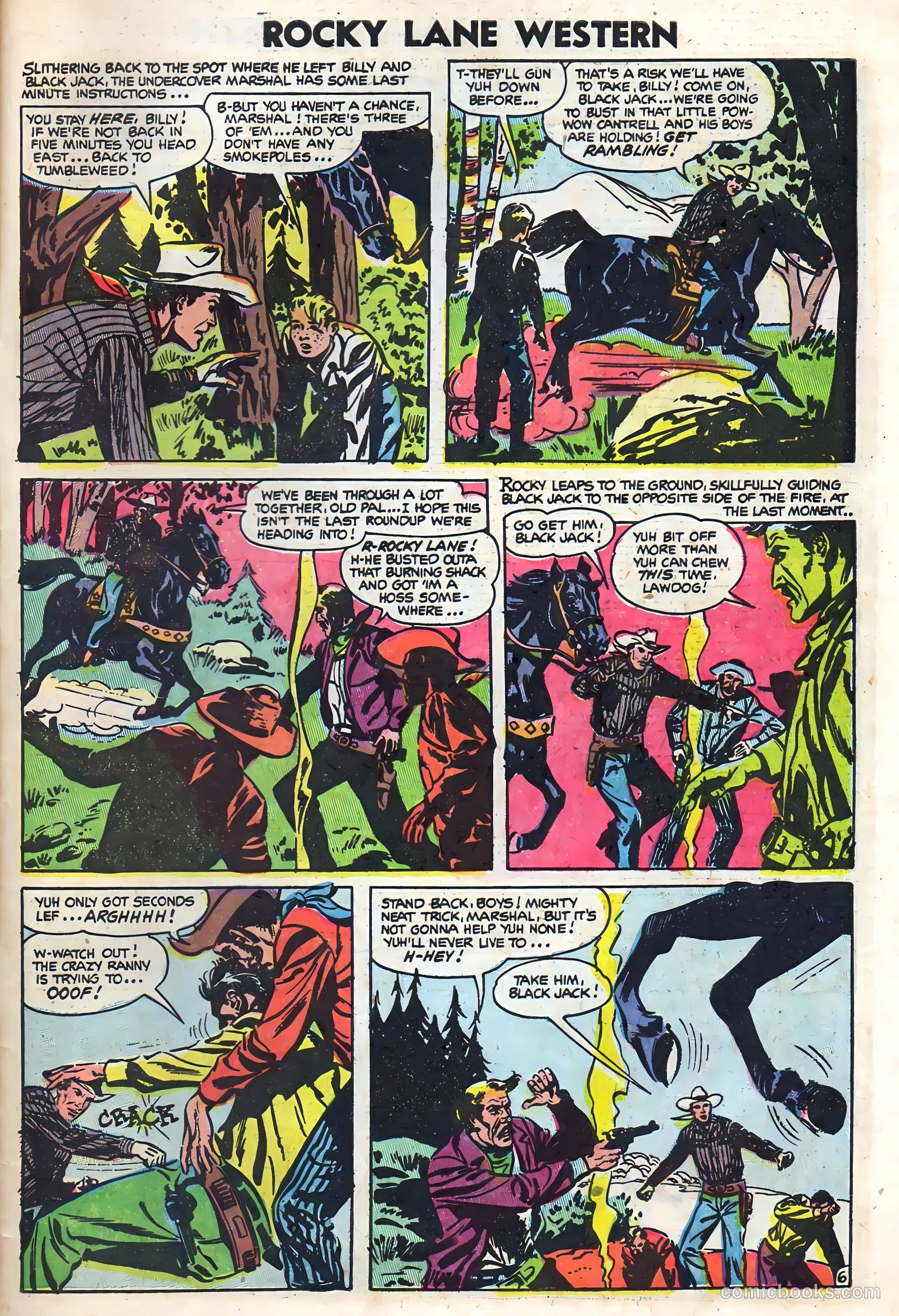Rocky Lane Western #59 — page 31 of 36