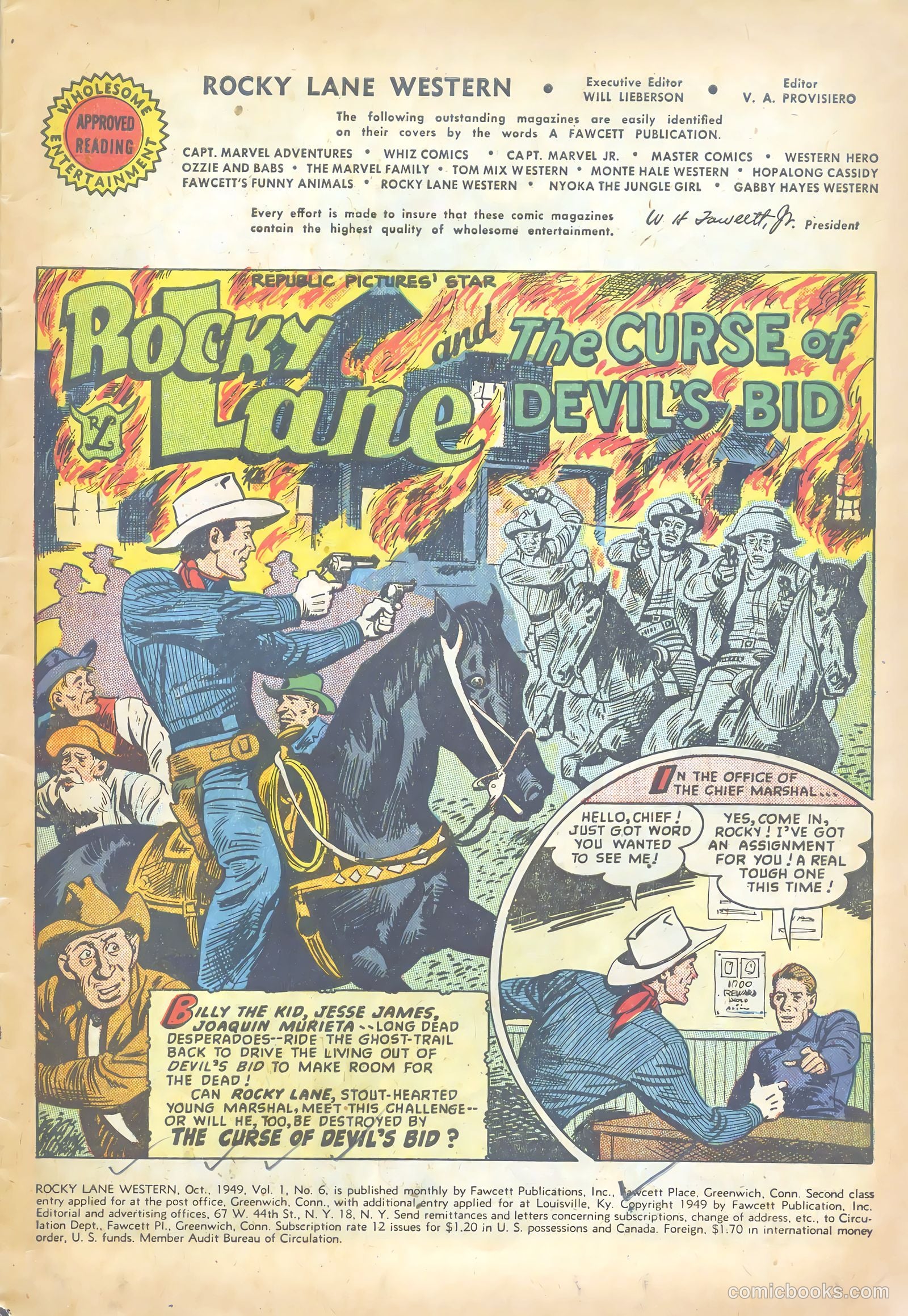 Rocky Lane Western #6 — page 3 of 36