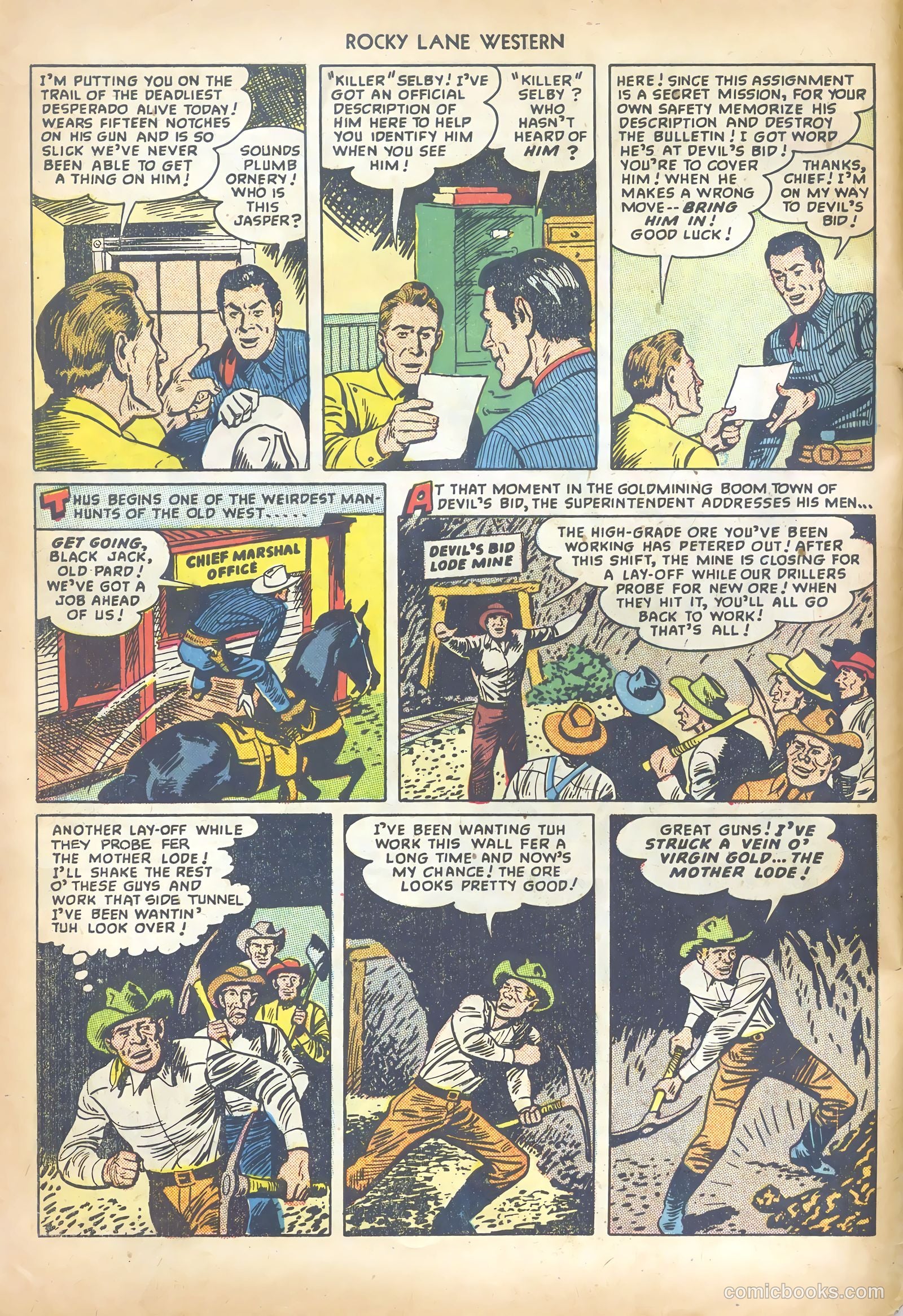 Rocky Lane Western #6 — page 4 of 36