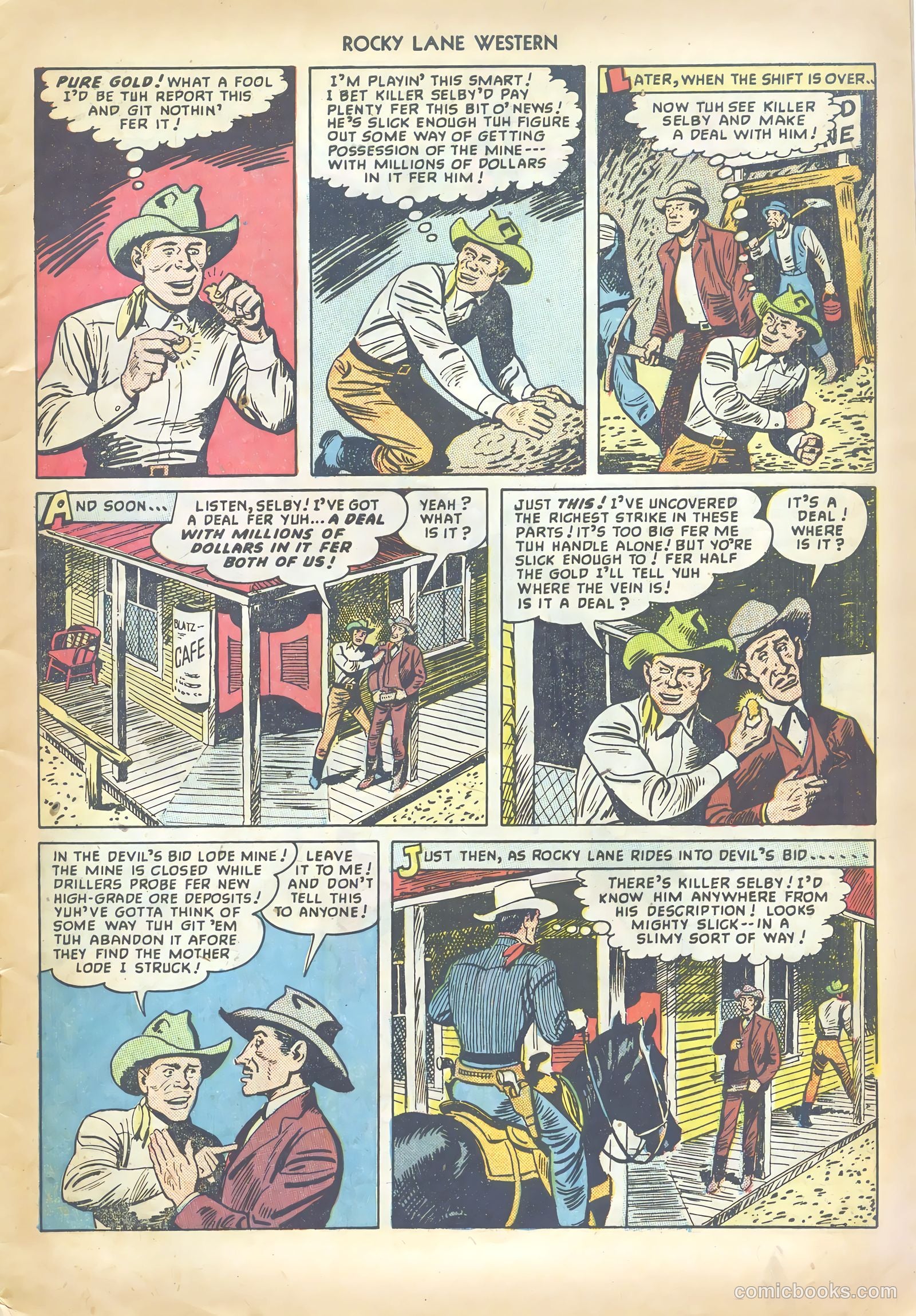 Rocky Lane Western #6 — page 5 of 36